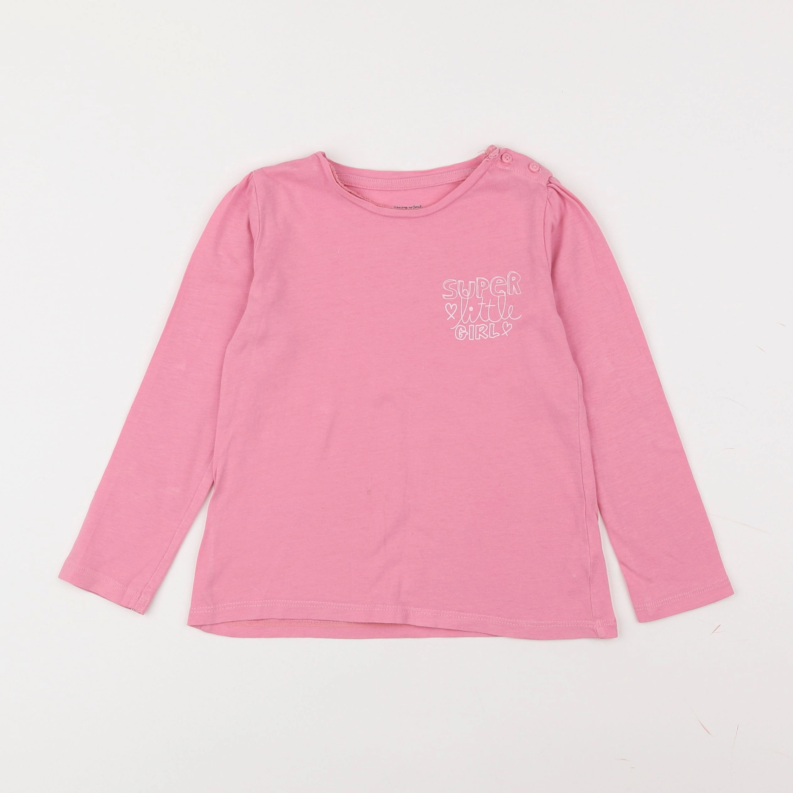 Vertbaudet - tee-shirt rose - 3 ans
