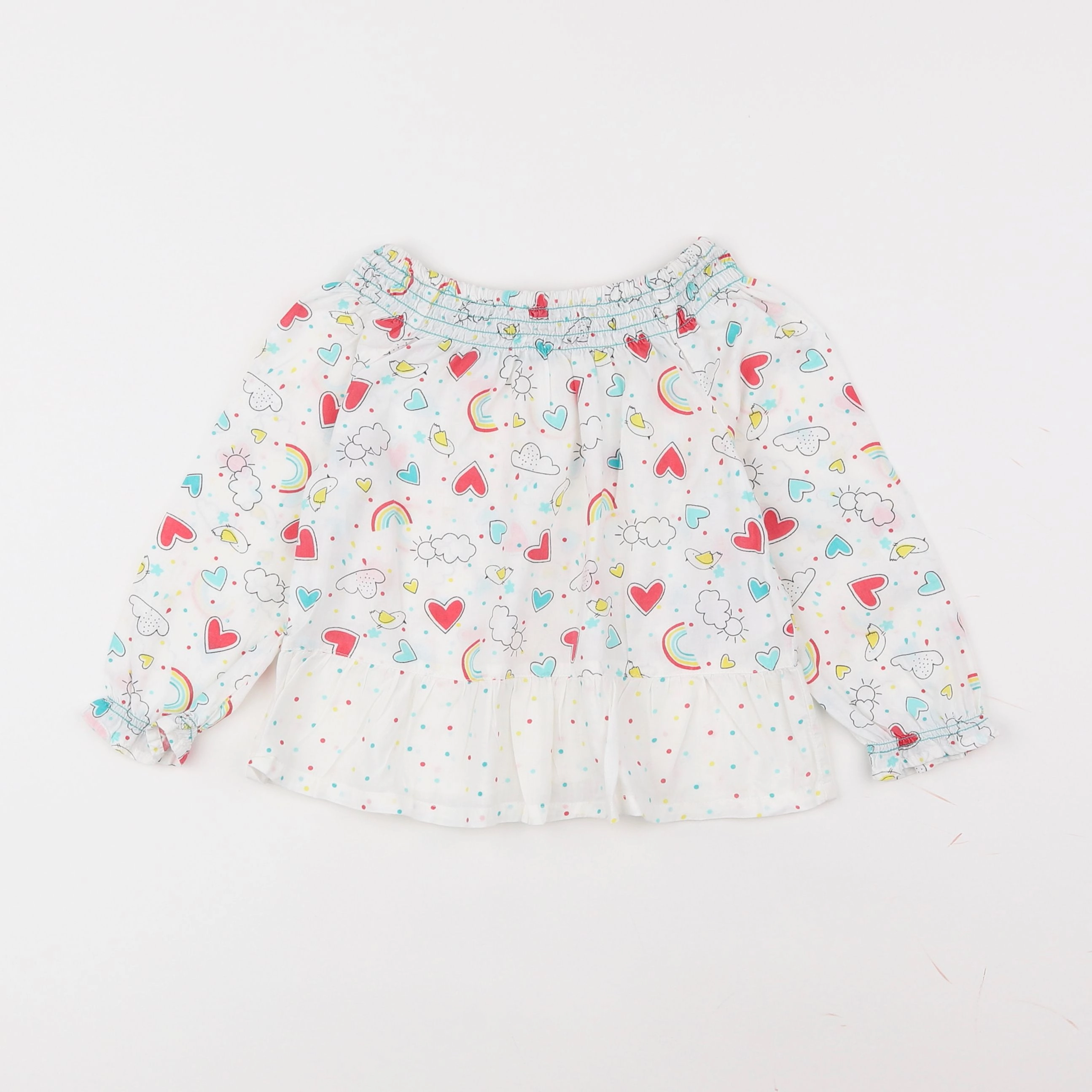 Vertbaudet - blouse multicolore - 3 ans