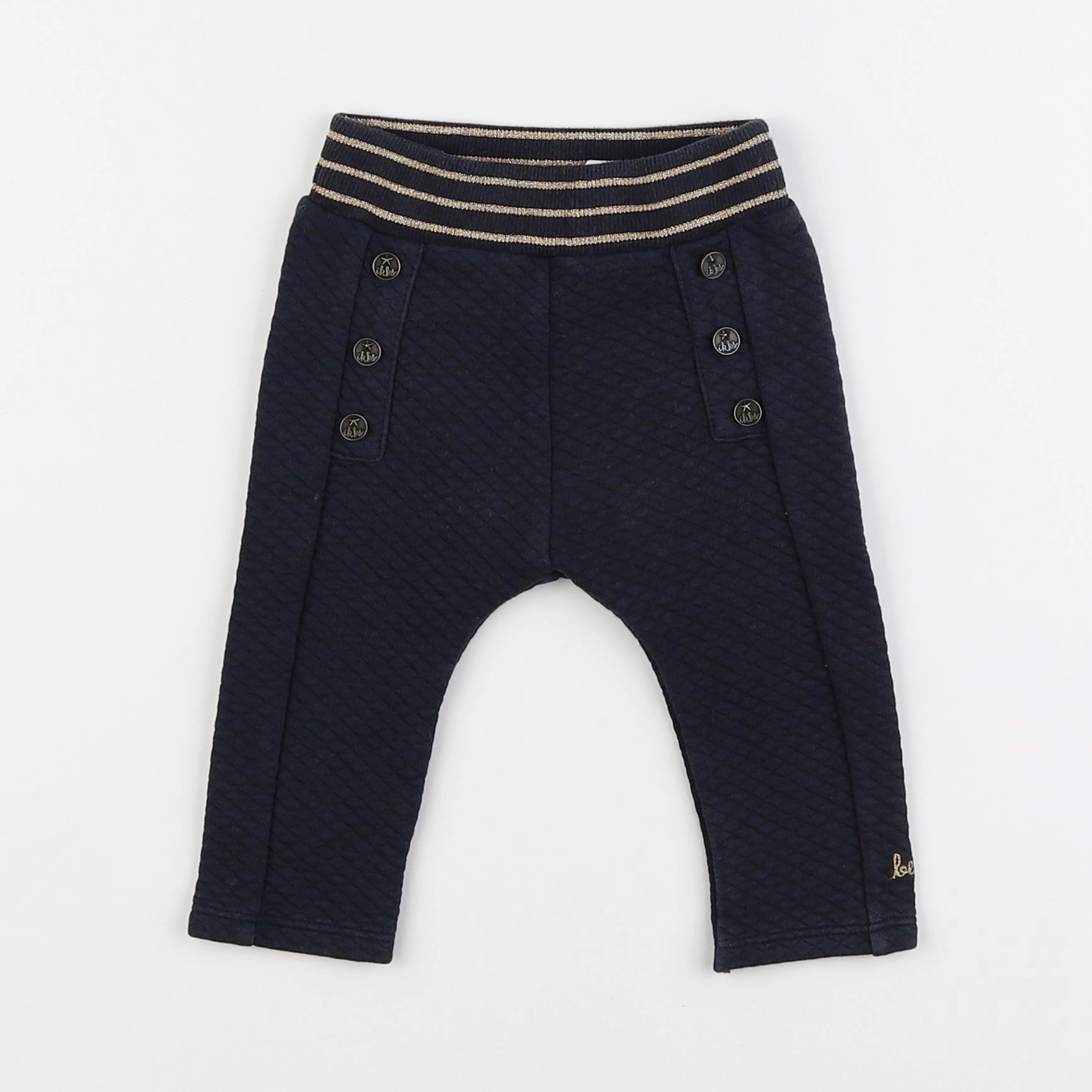 IKKS - pantalon bleu - 6 mois