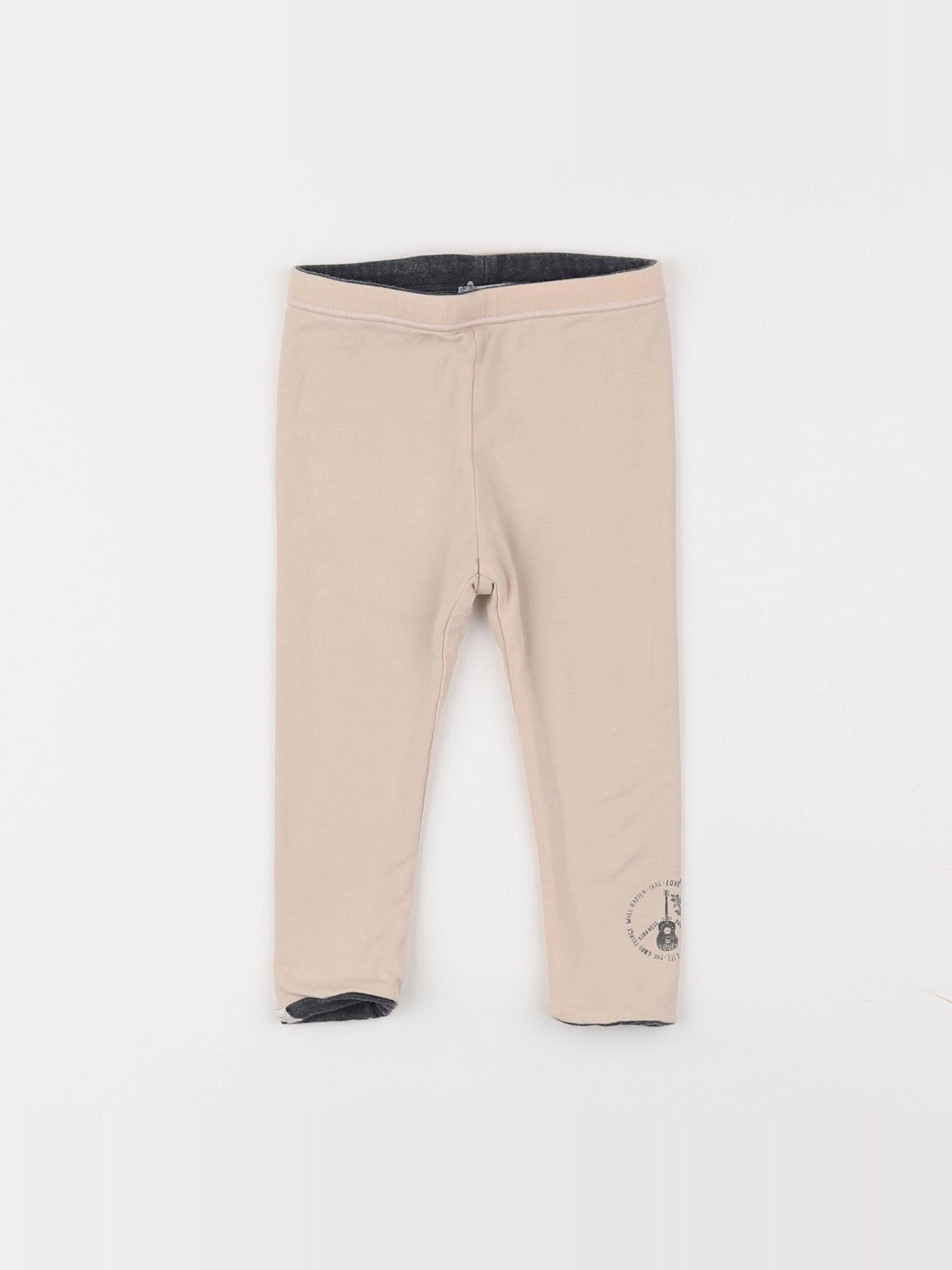 IKKS - legging beige - 12 mois