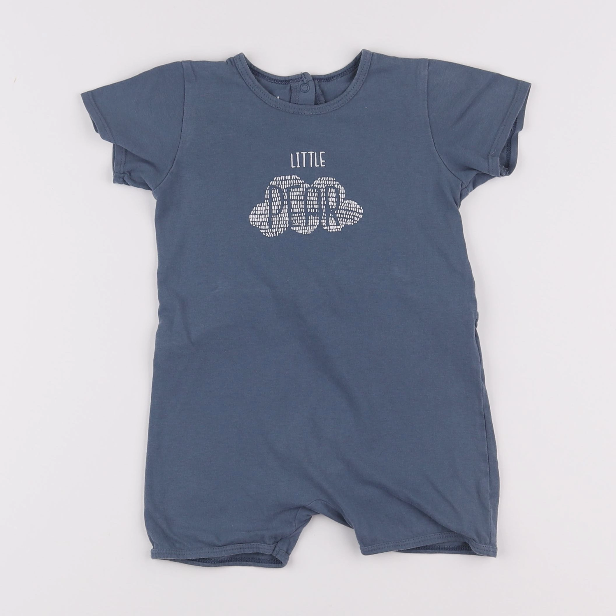 Vertbaudet - pyjama coton bleu - 2 ans