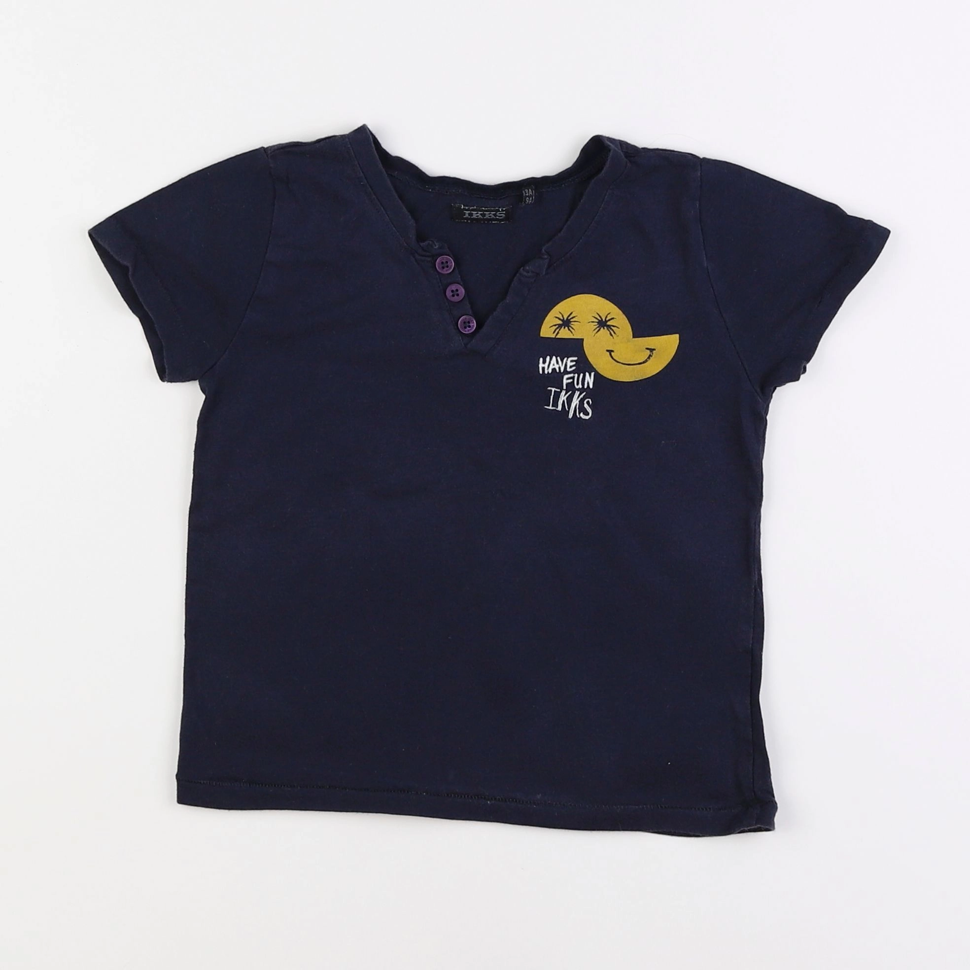 IKKS - tee-shirt bleu - 3 ans