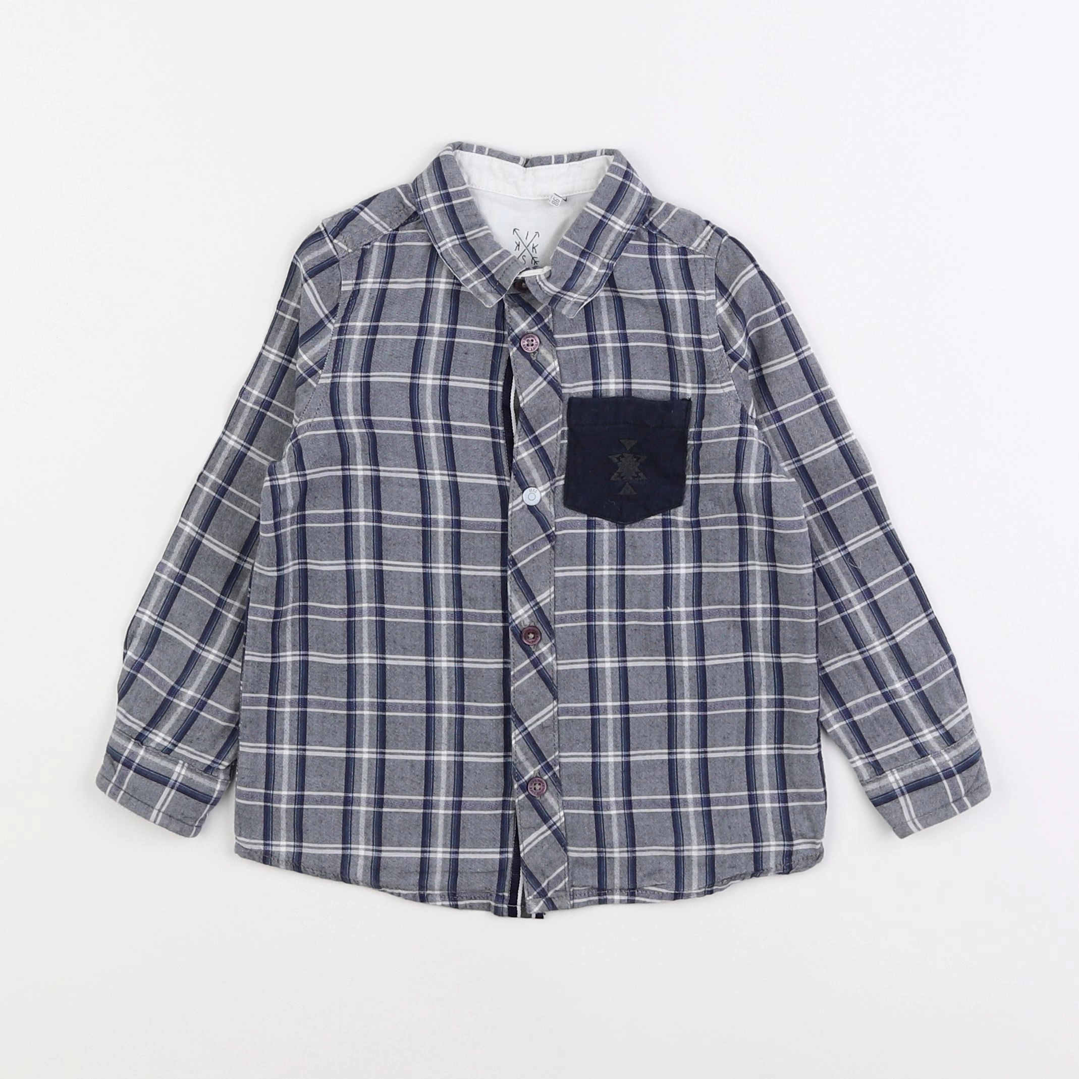 IKKS - chemise imprimé au dos multicolore - 2 ans