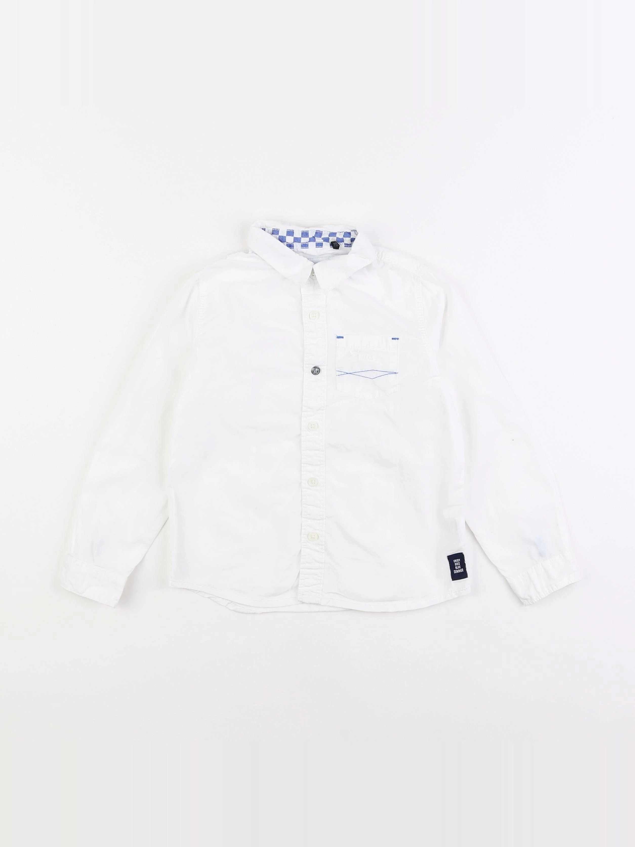 IKKS - chemise blanc - 4 ans