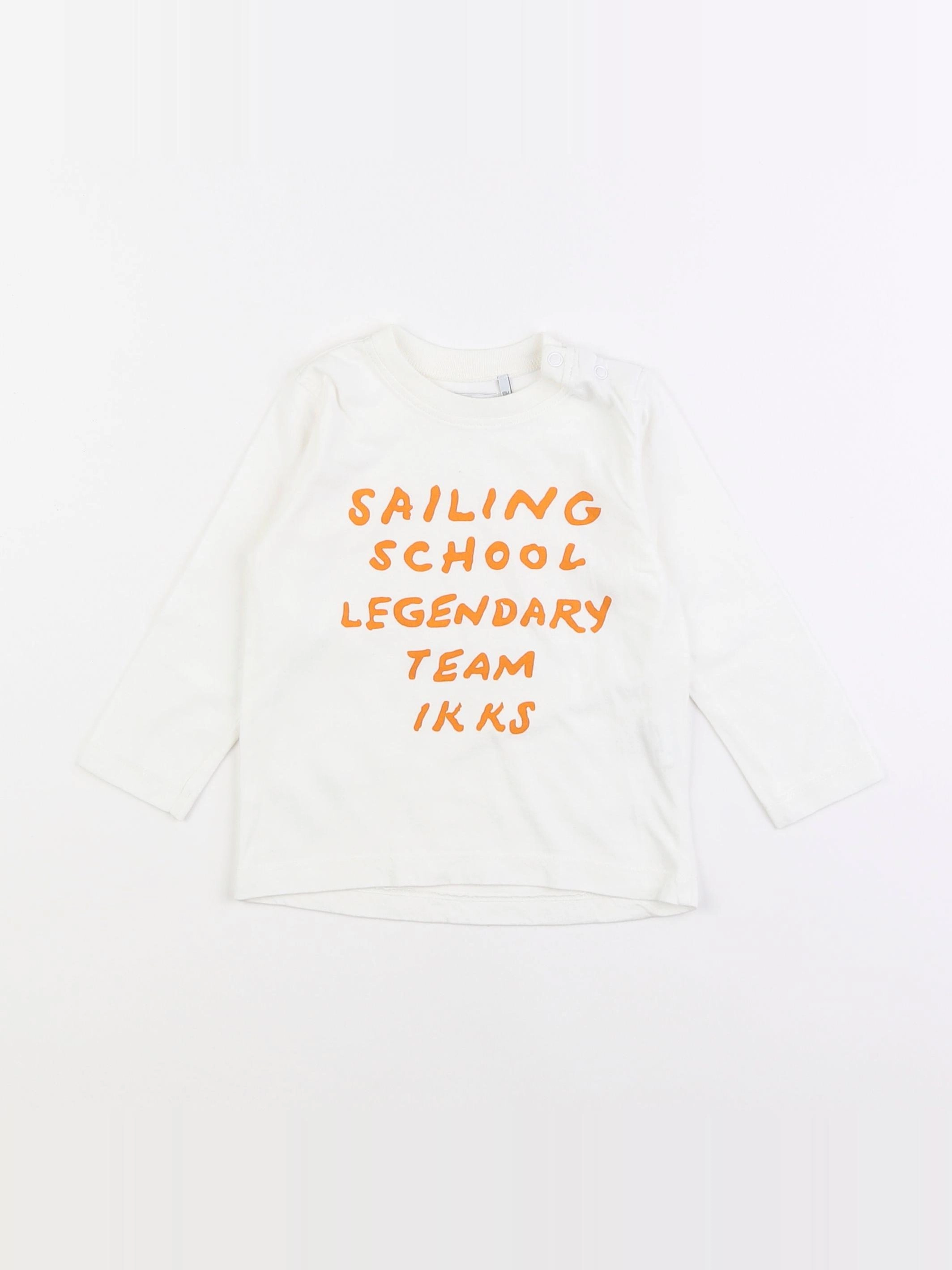 IKKS - tee-shirt blanc - 18 mois