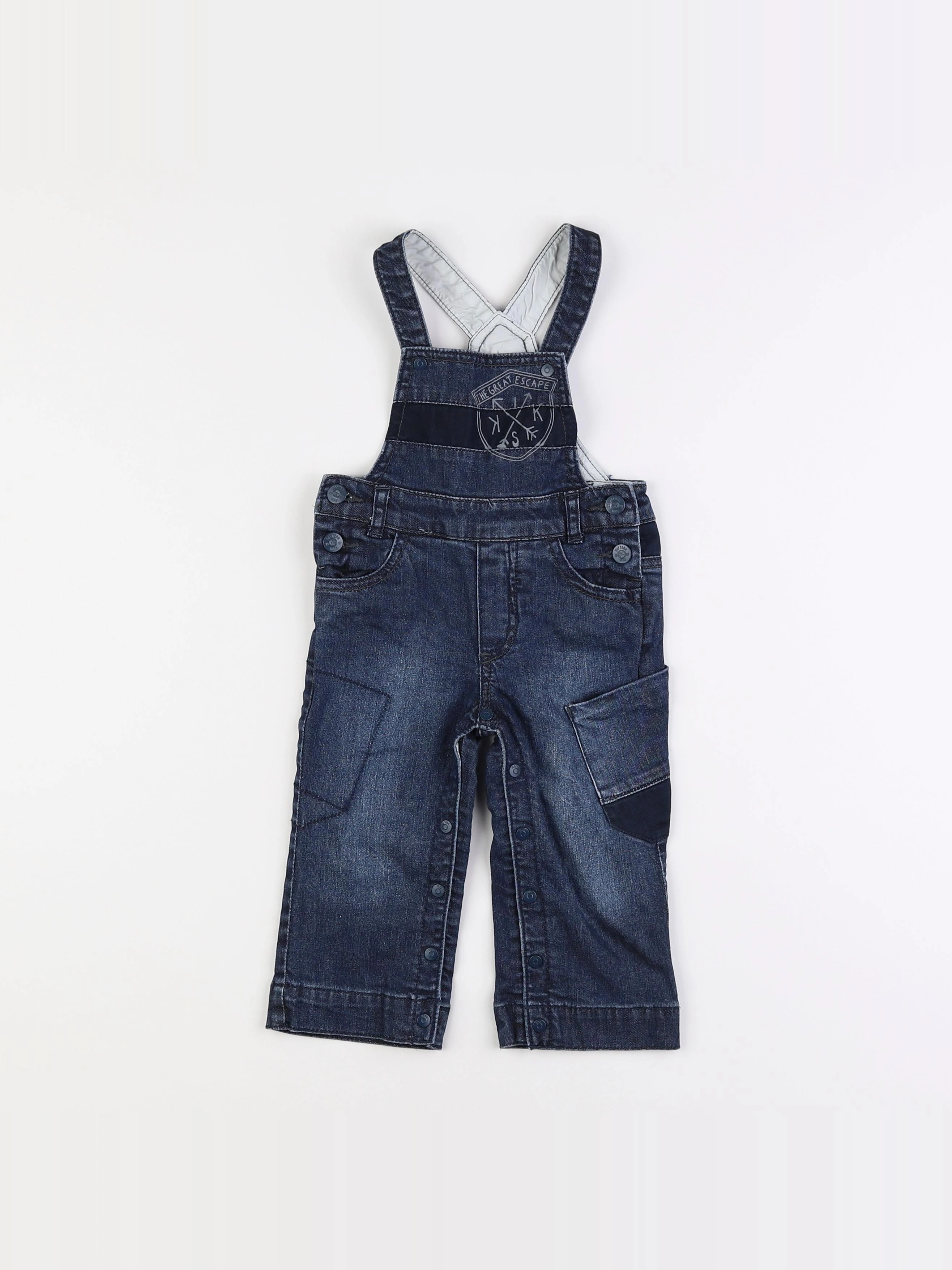 IKKS - salopette bleu - 12 mois