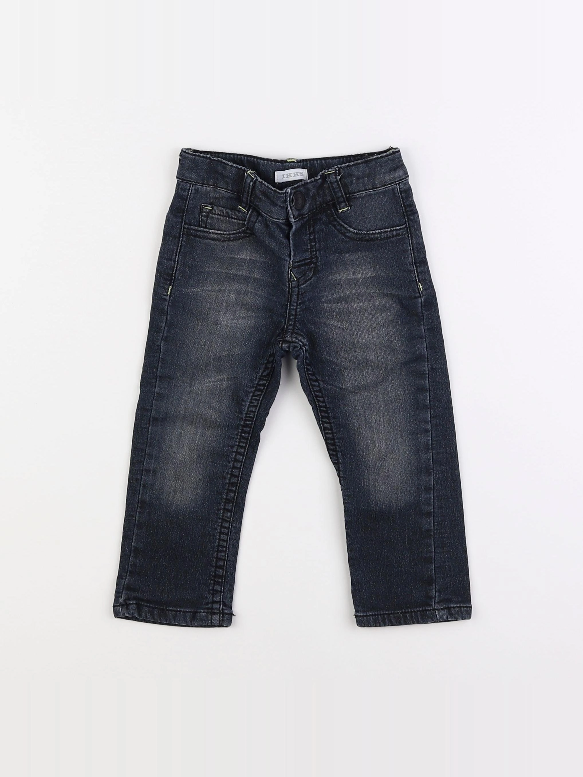 IKKS - jean gris - 18 mois
