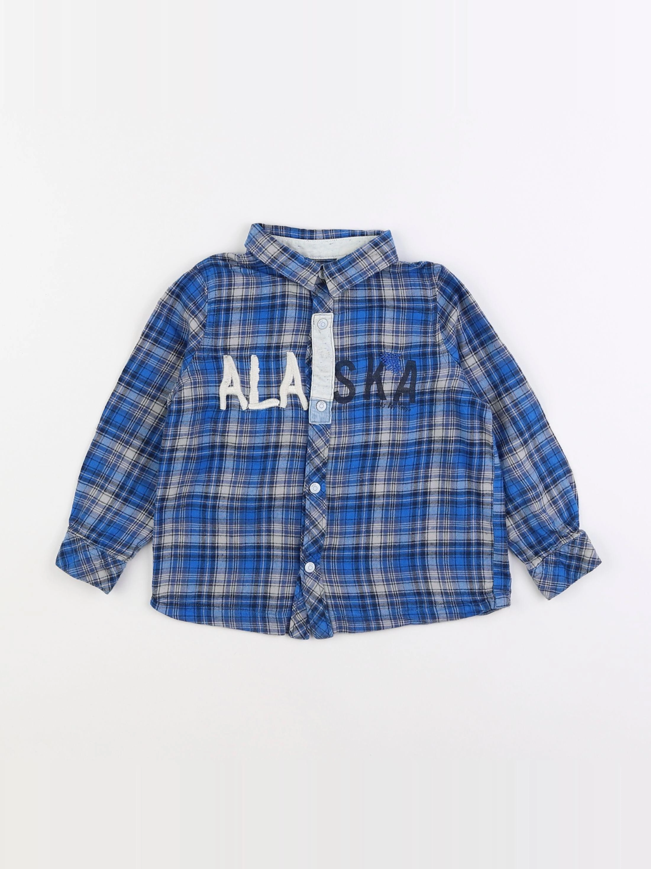 IKKS - chemise bleu - 2 ans