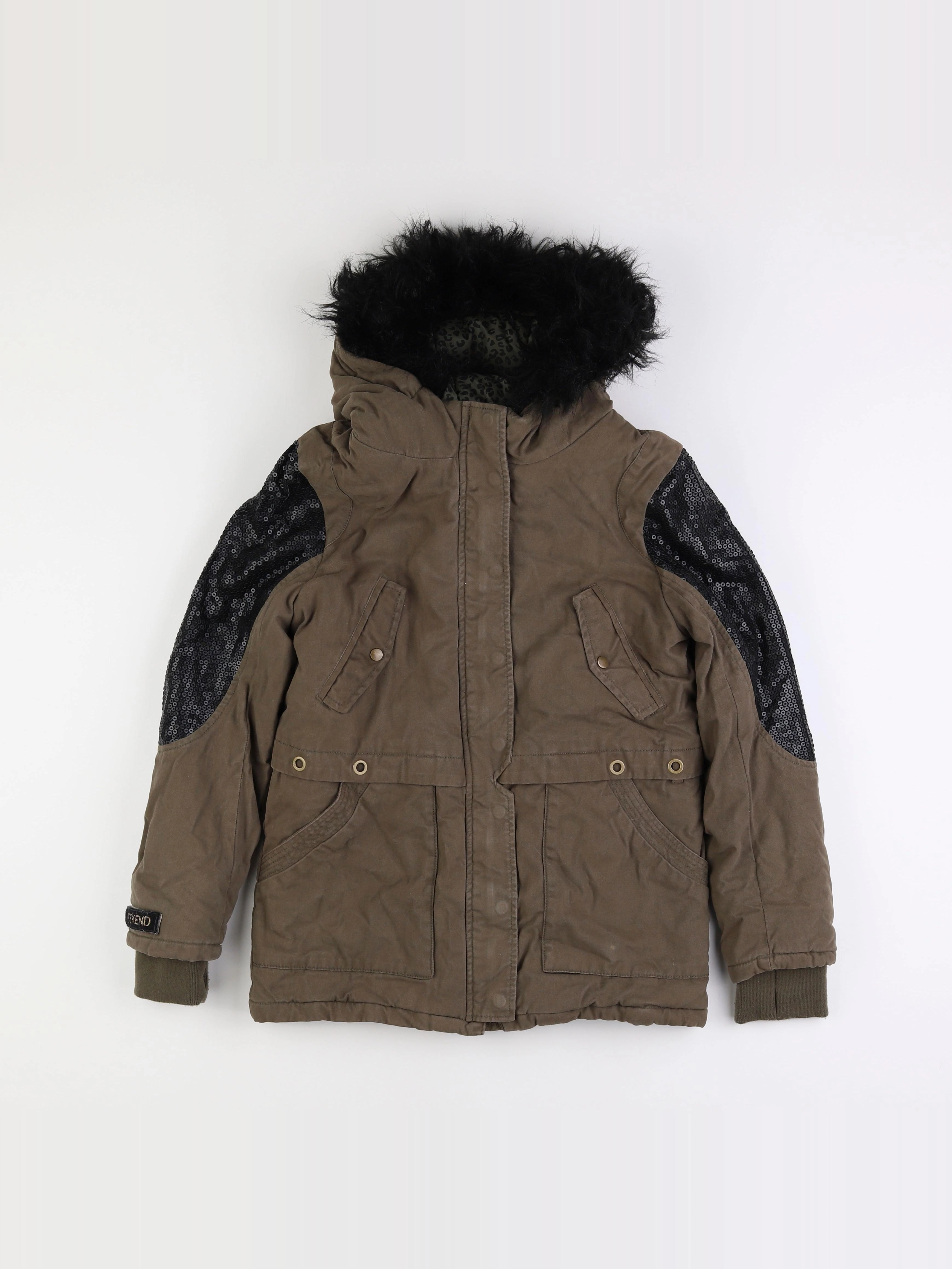 IKKS - manteau vert - 12 ans