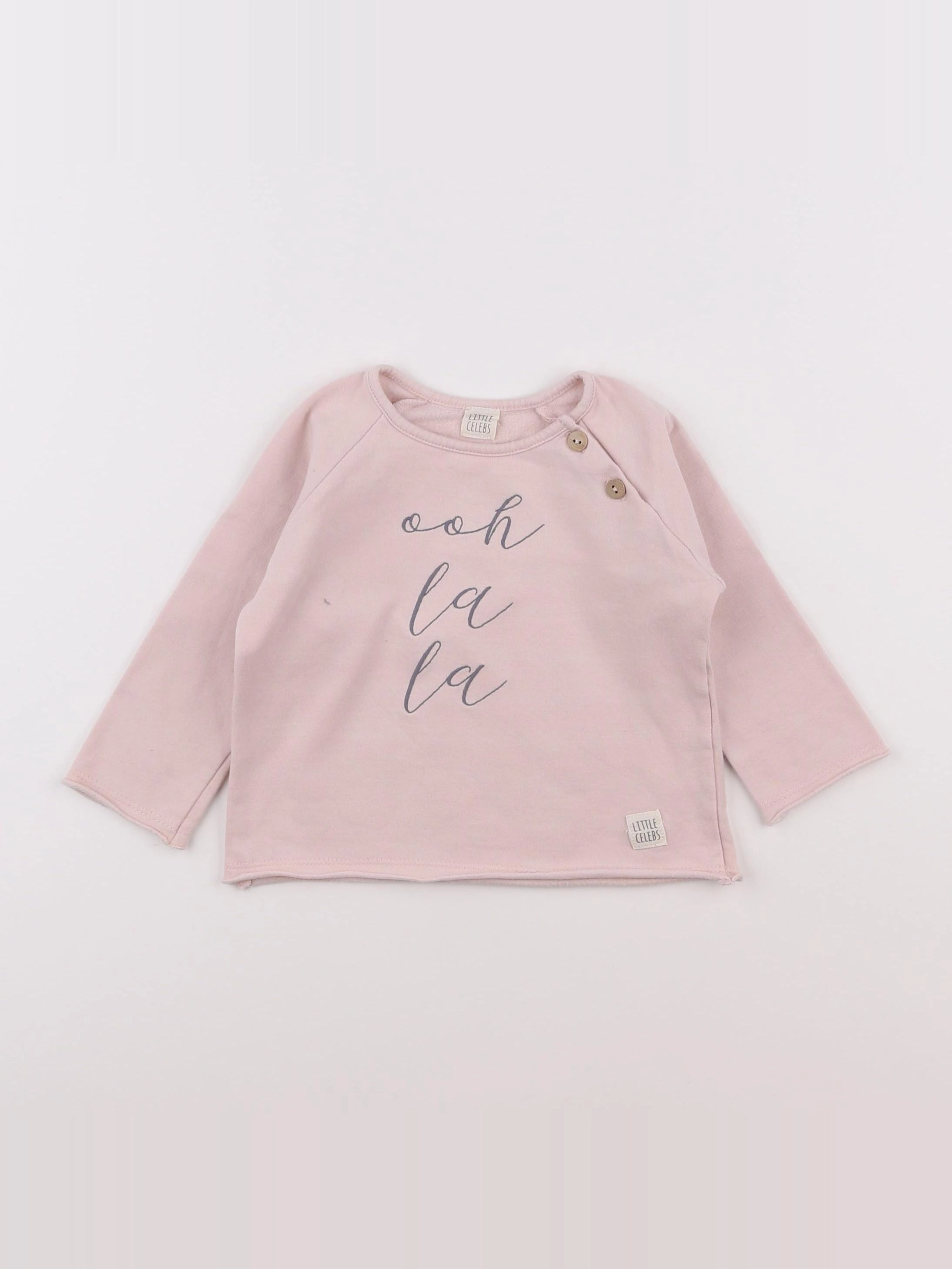 Little Celebs - sweat rose - 18 mois