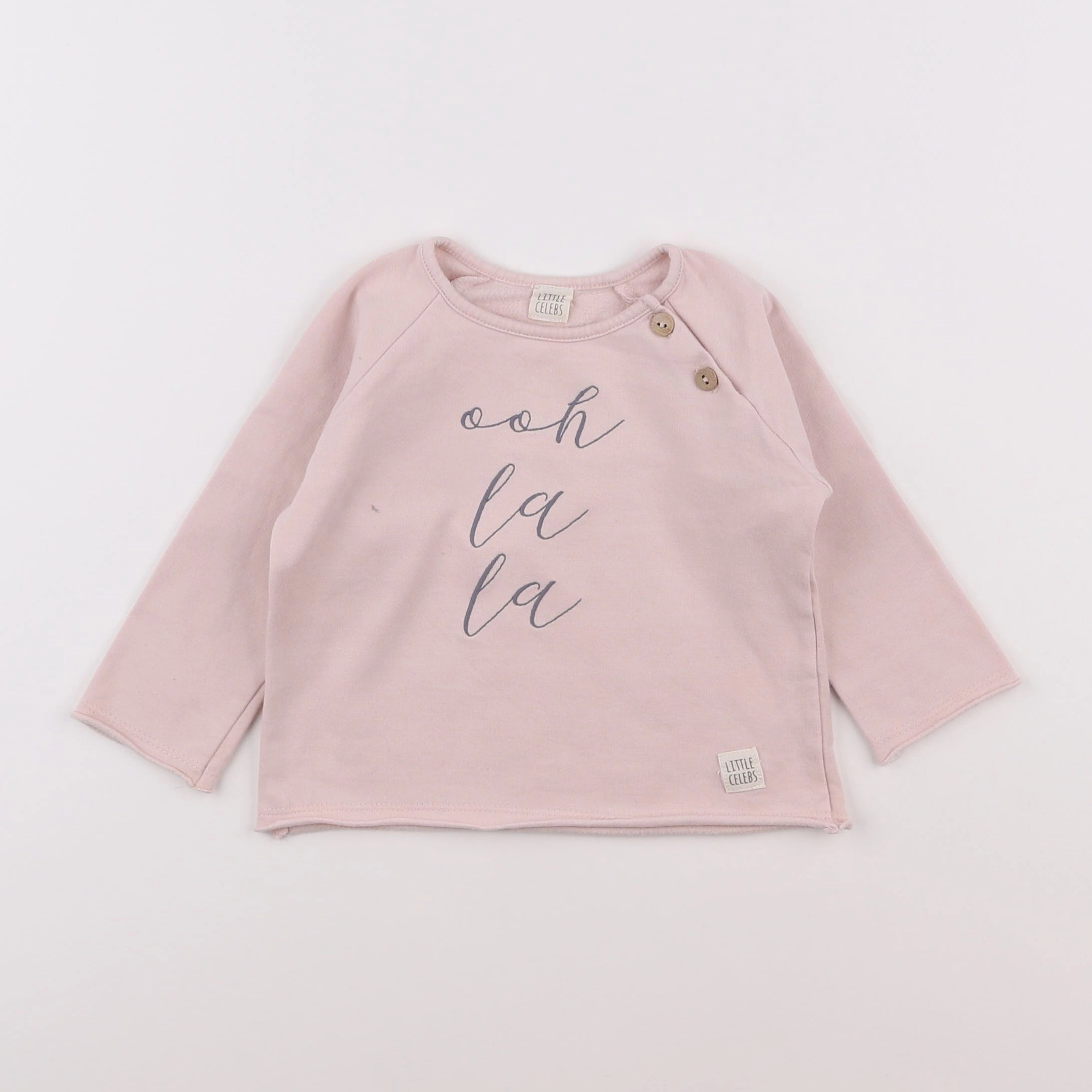 Little Celebs - sweat rose - 18 mois