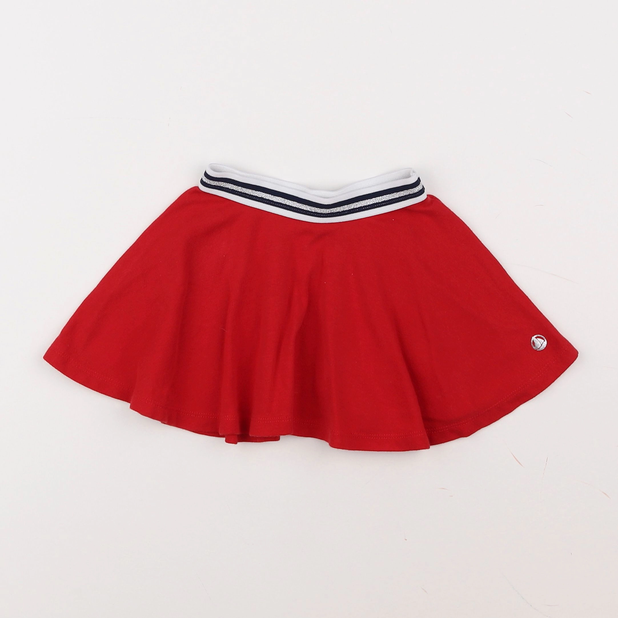 Petit Bateau - jupe rouge - 3 ans