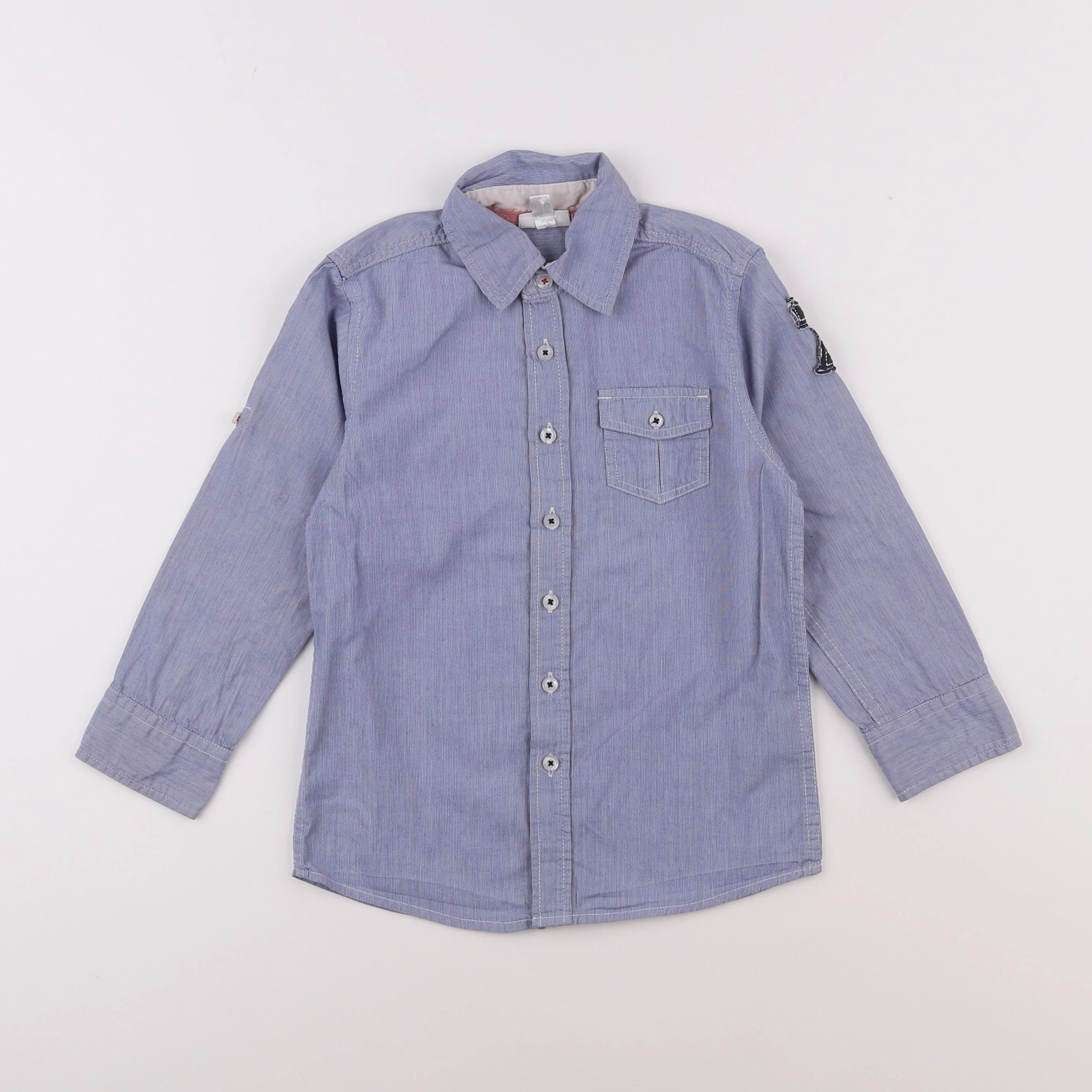 Vertbaudet - chemise bleu - 5 ans