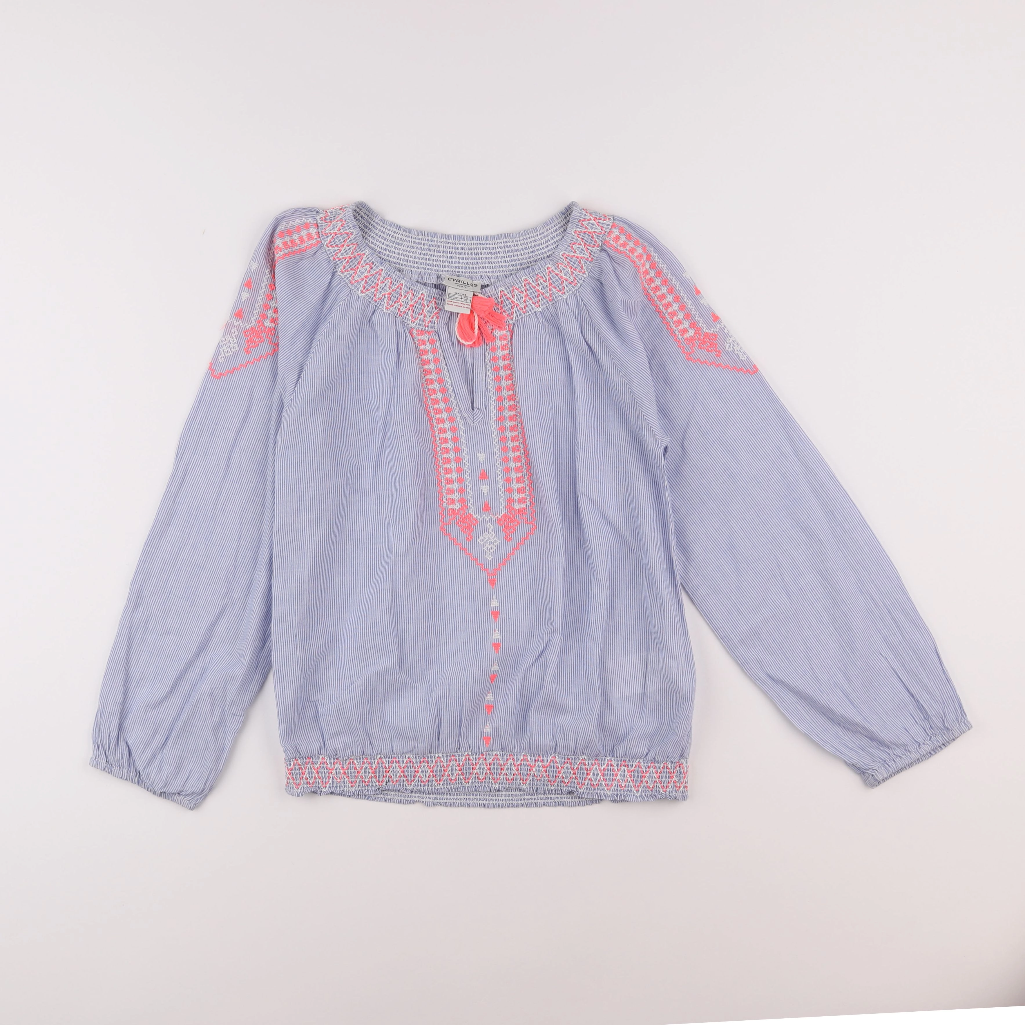 Cyrillus - blouse bleu - 10 ans