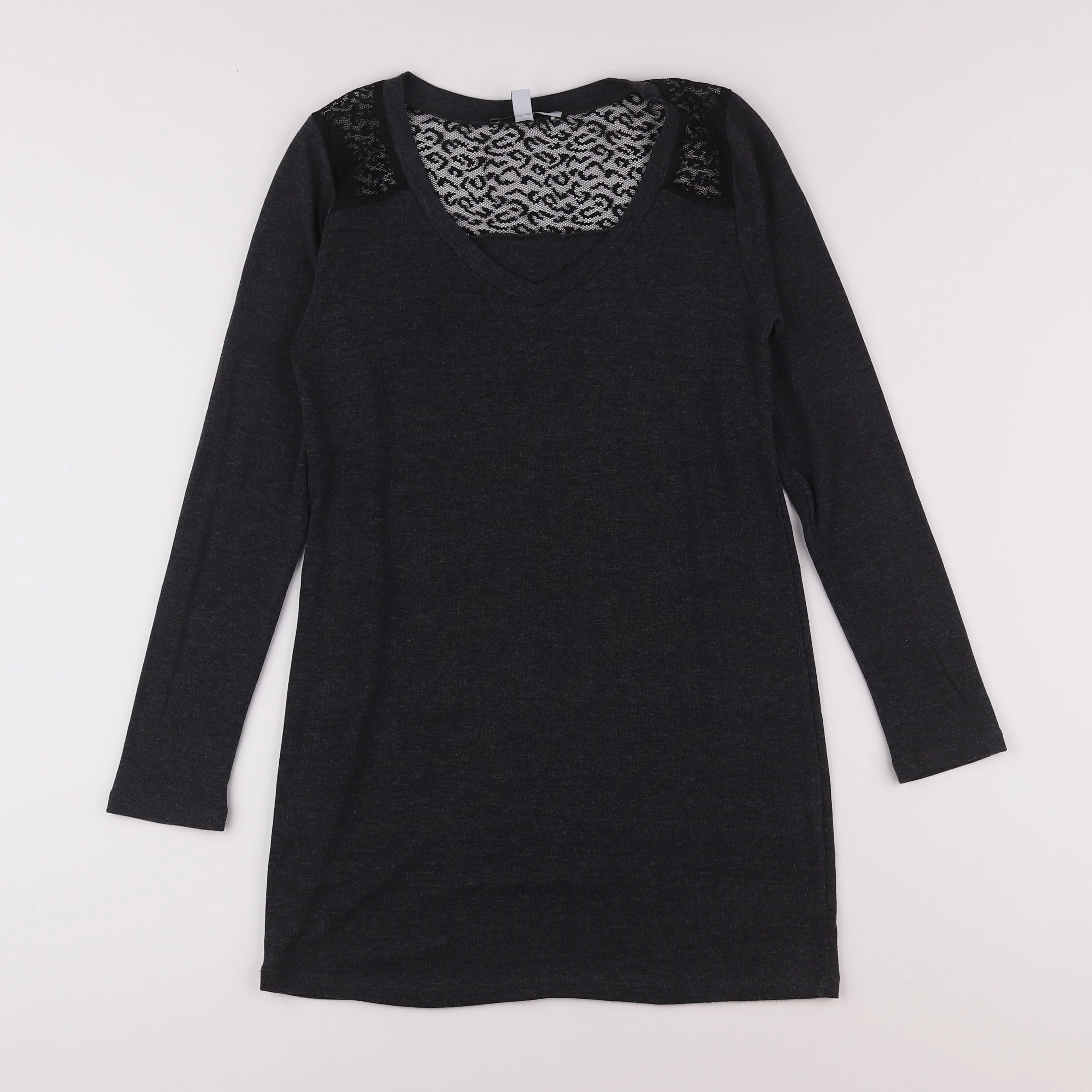 Envie de fraise - robe grossesse gris - 36 à 38
