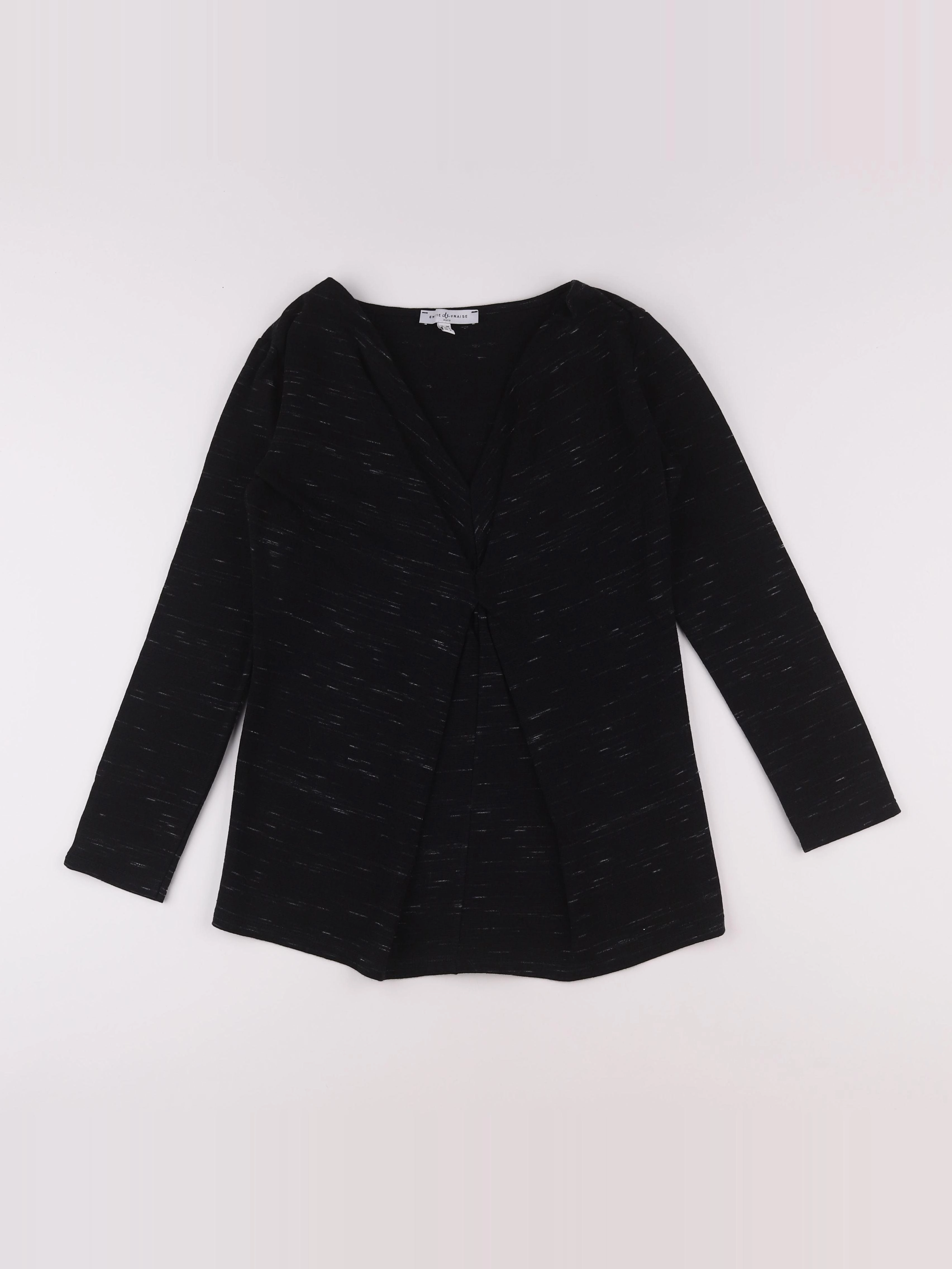 Envie de fraise - sweat grossesse noir - 36