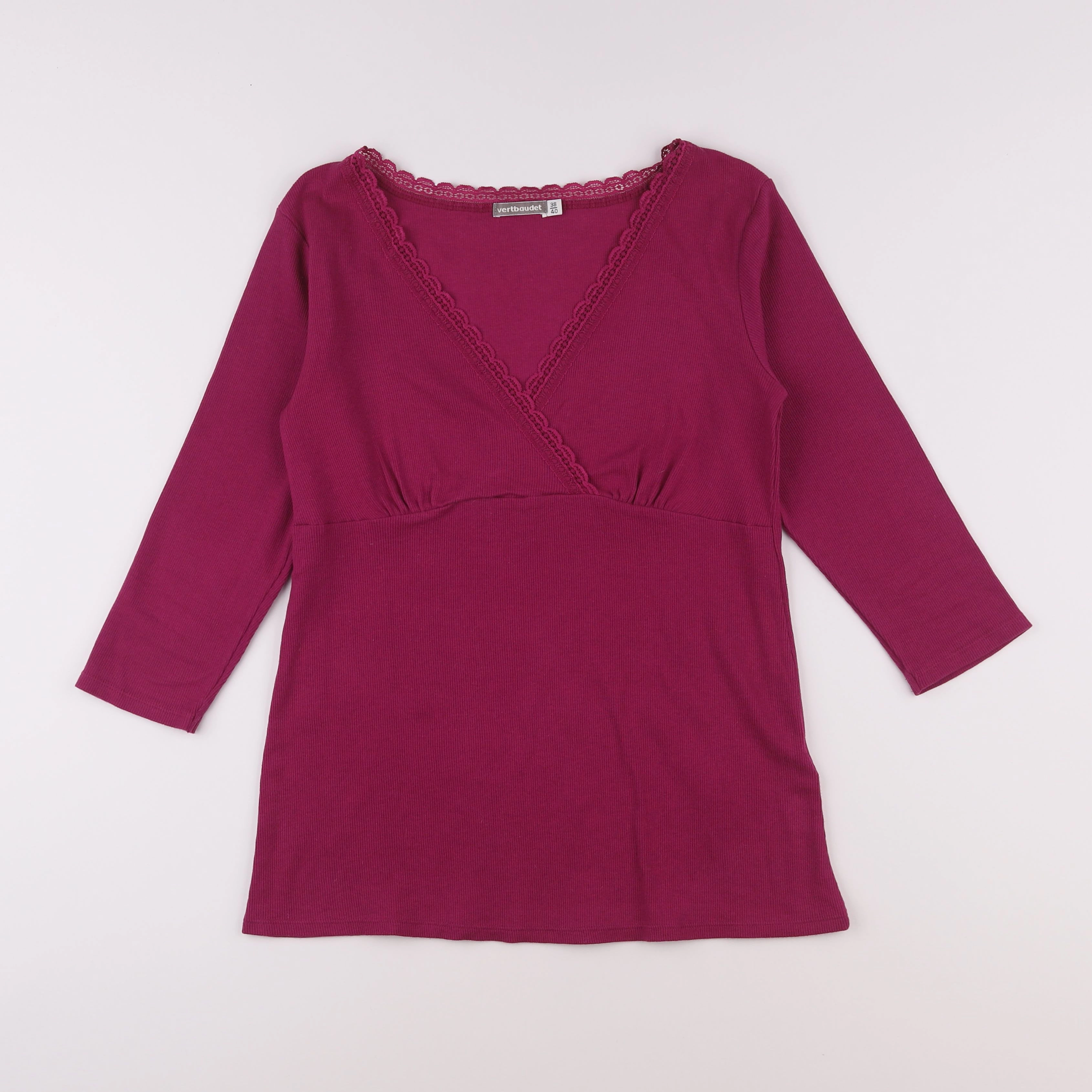 Vertbaudet - tee-shirt grossesse rose - 38 à 40