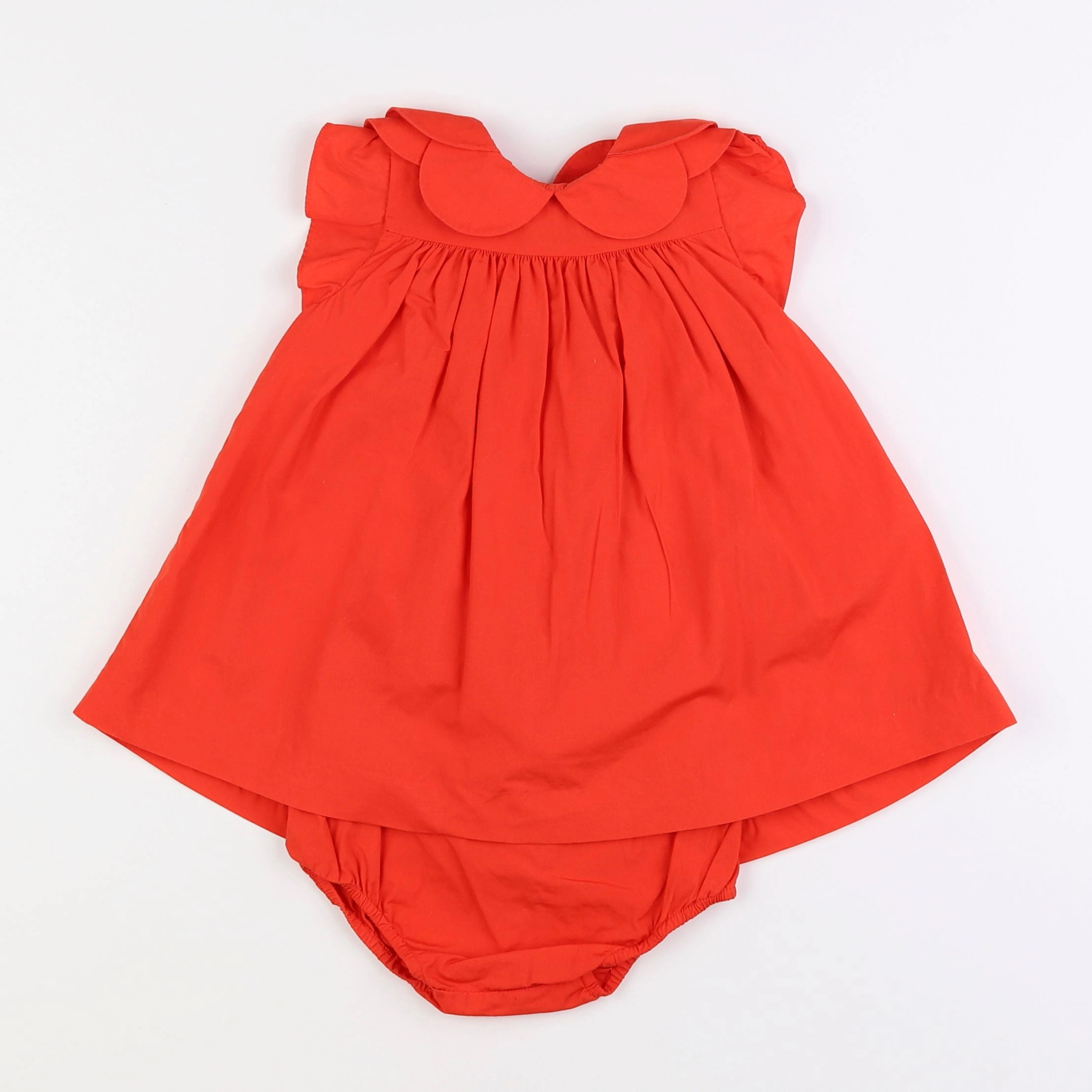 Jacadi - robe rouge - 12 mois