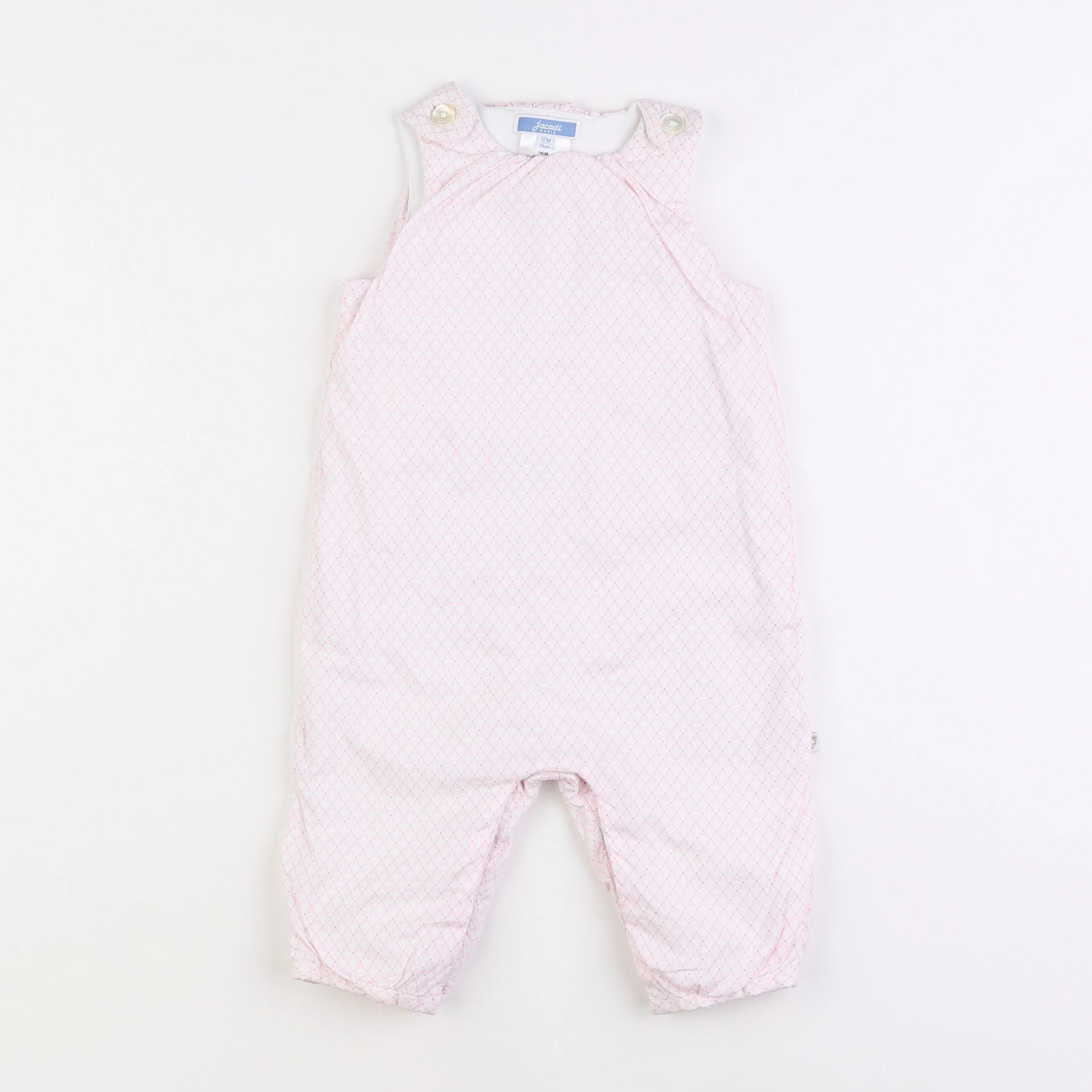 Jacadi - combinaison rose - 12 mois