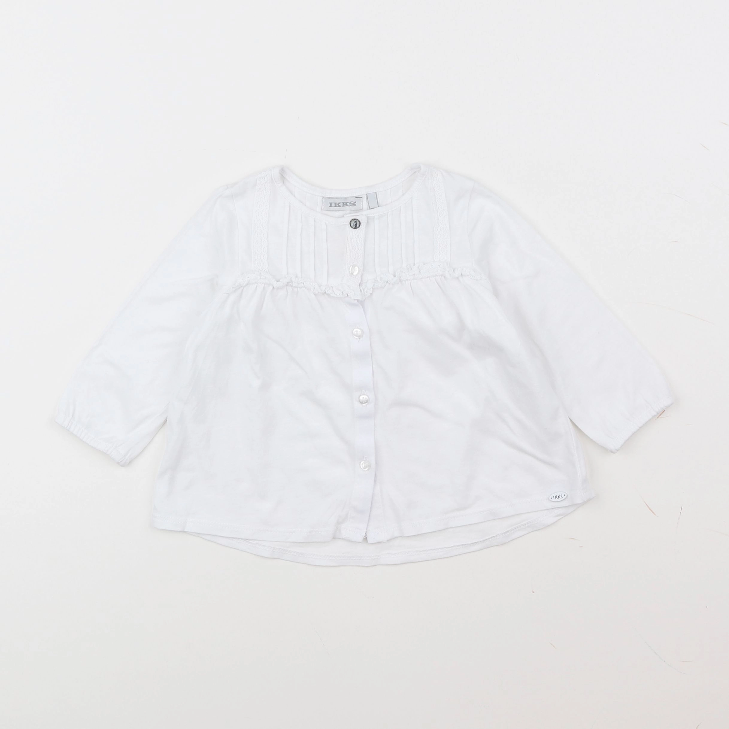 IKKS - blouse blanc - 12 mois