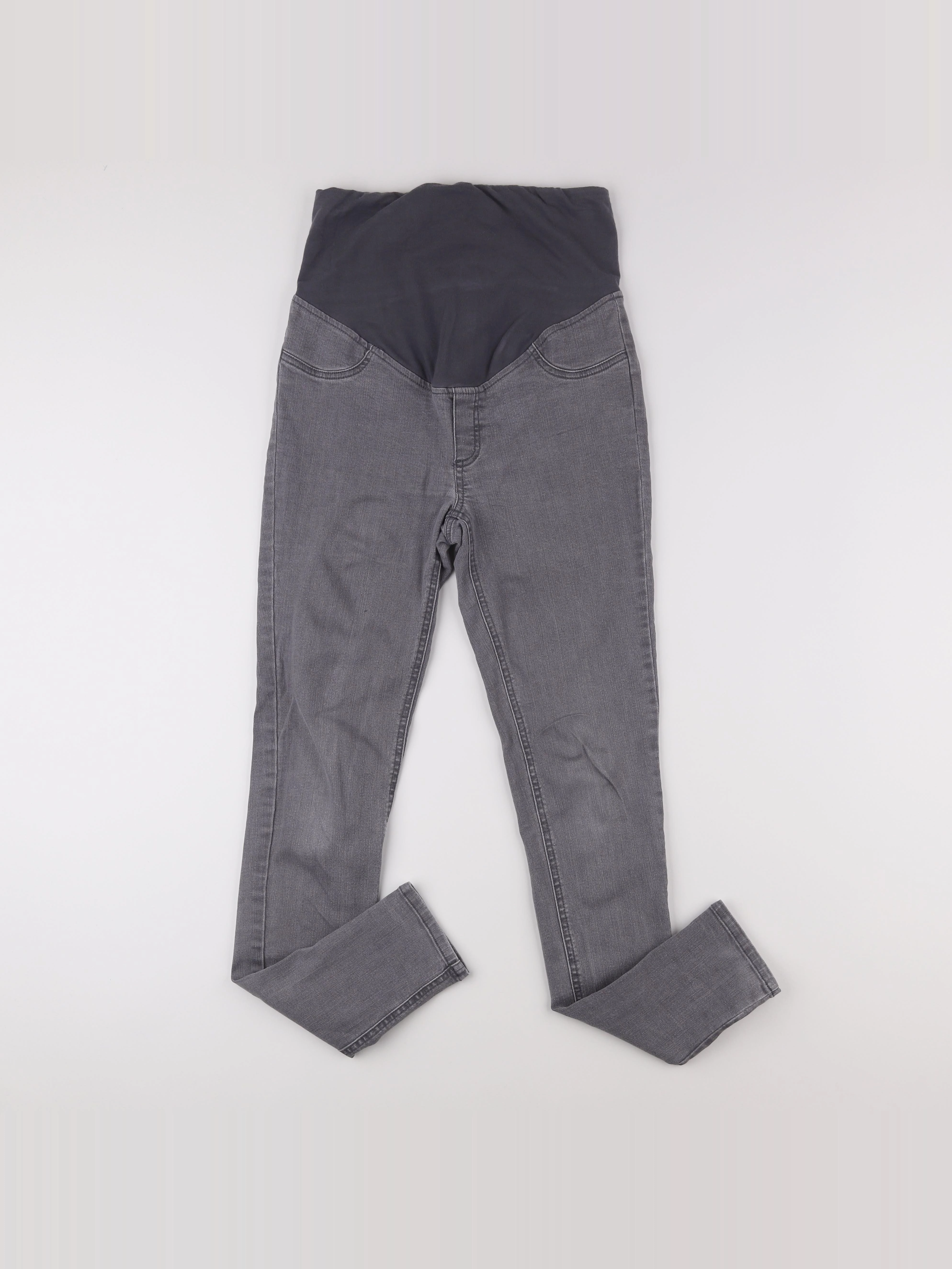 Vertbaudet - jean grossesse gris - 38