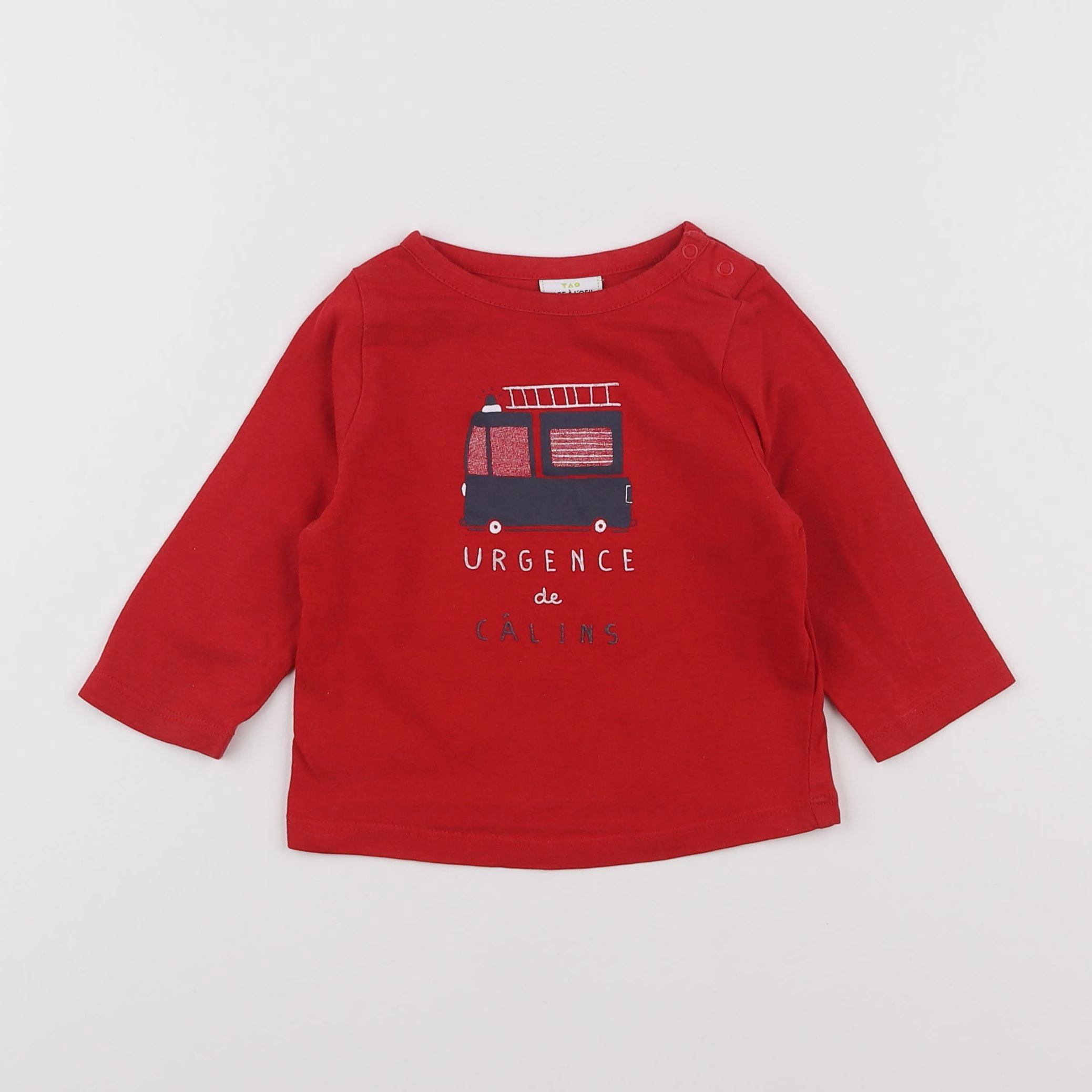 Tape à l'oeil - tee-shirt rouge - 9 mois