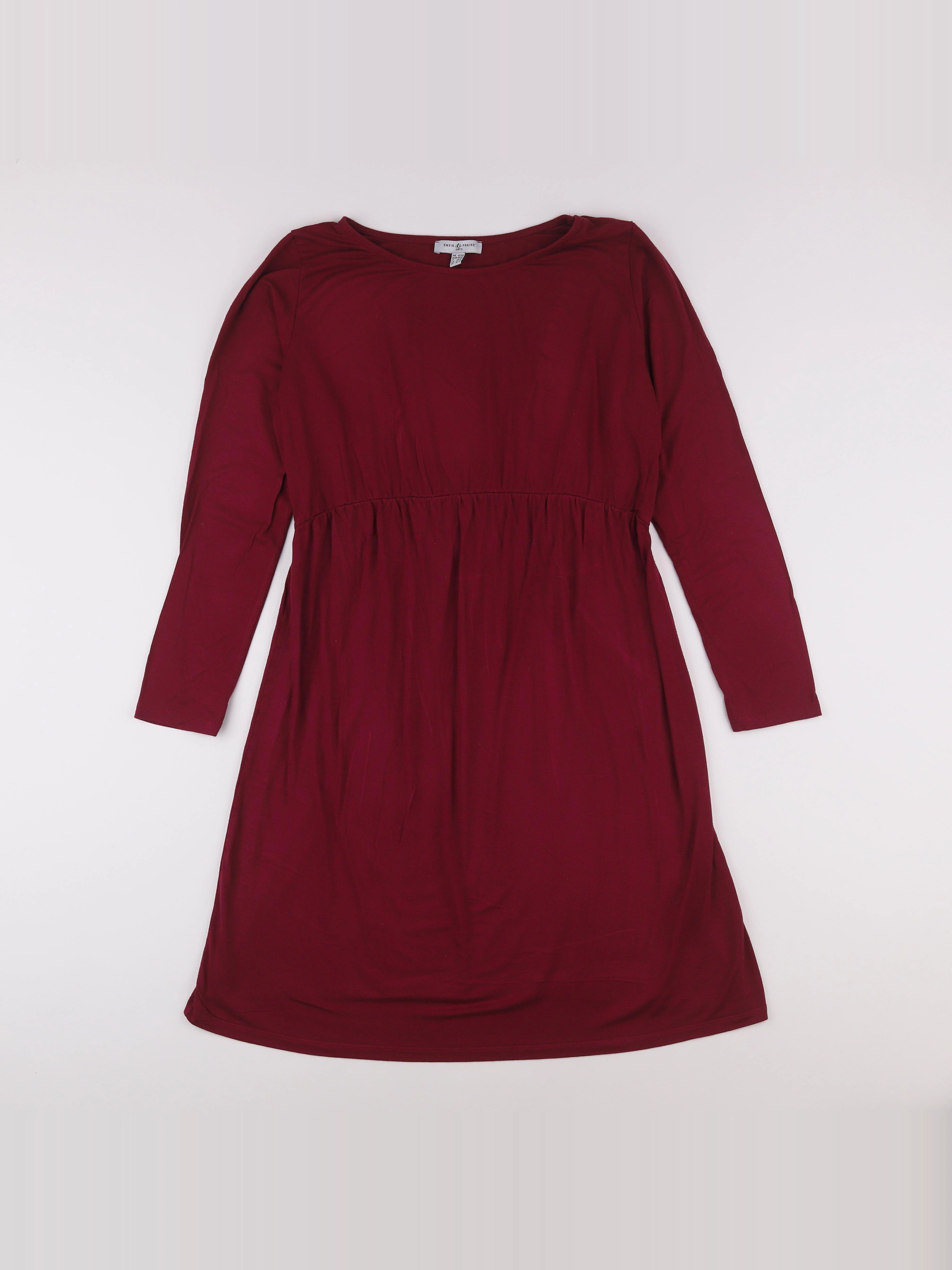 Envie de fraise - robe grossesse rouge - 42 à 44