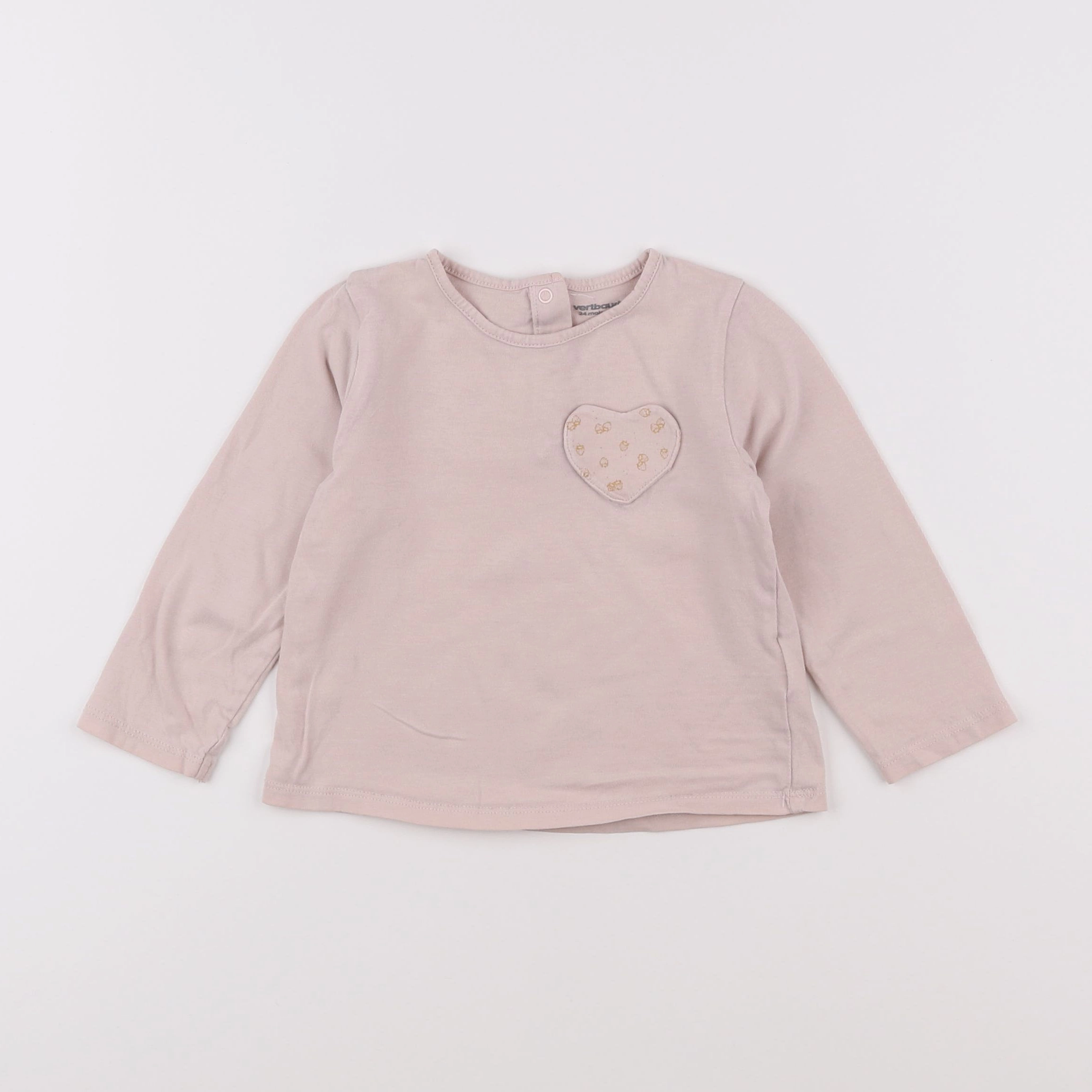 Vertbaudet - tee-shirt rose - 2 ans