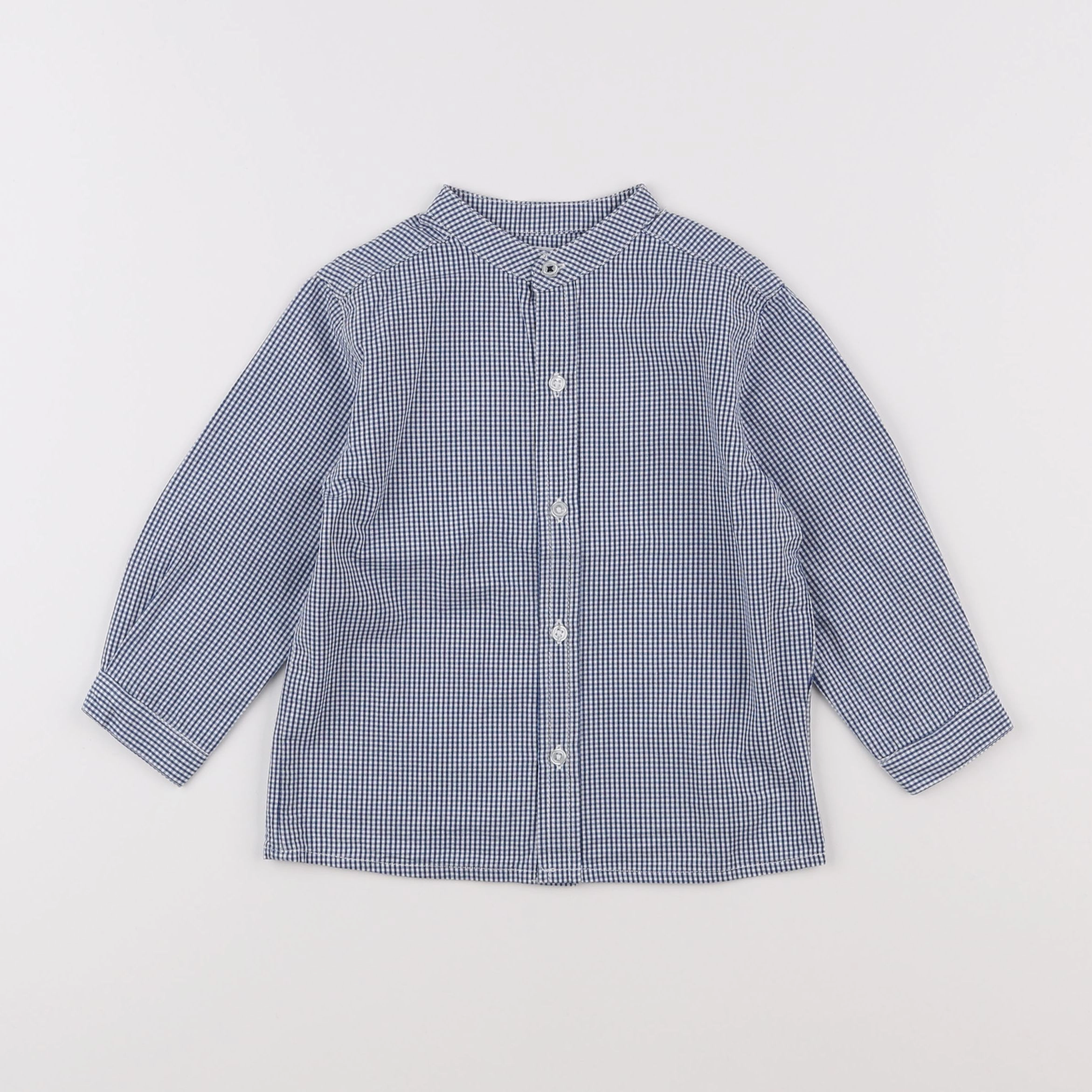 Boutchou - chemise bleu - 18 mois