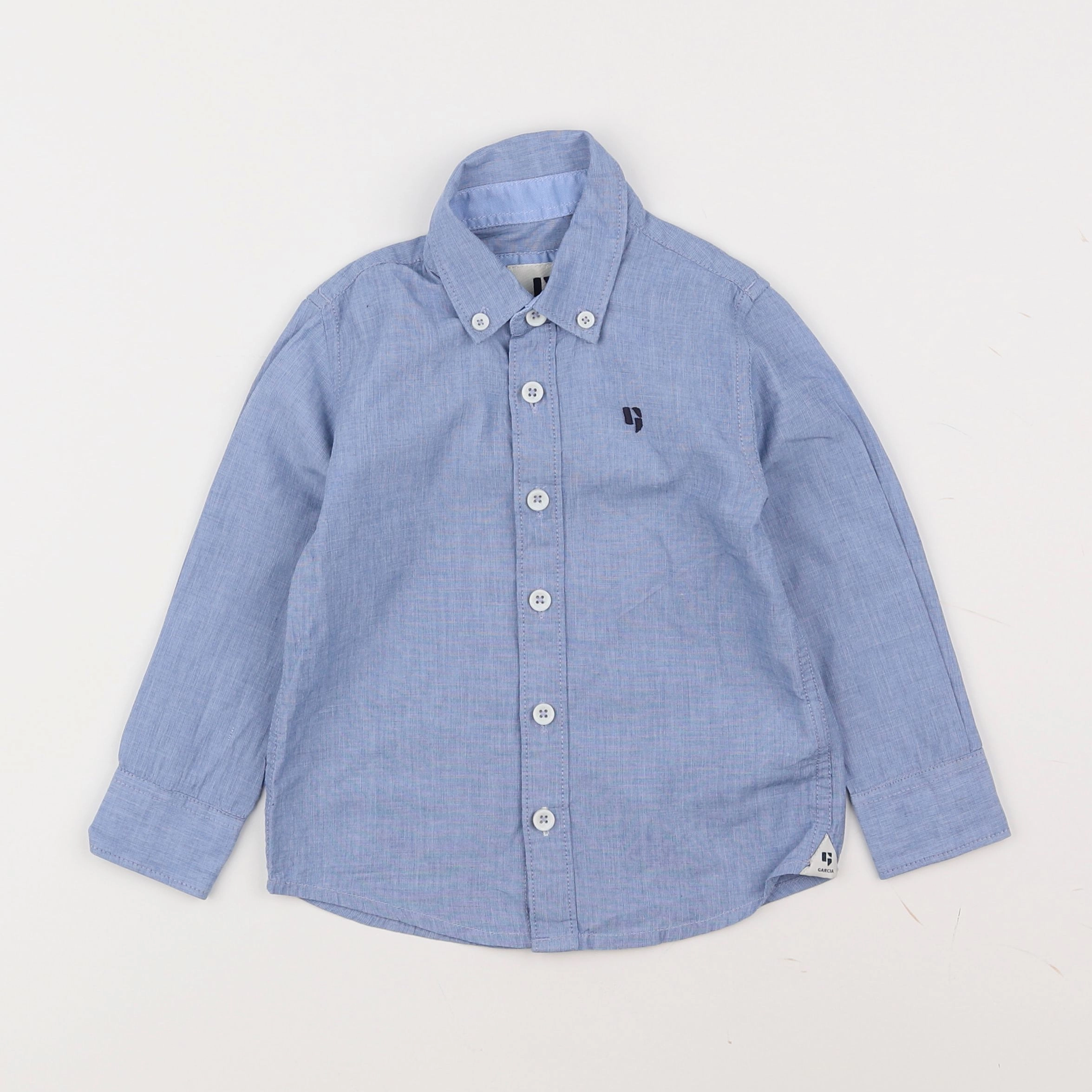 Garcia - chemise bleu - 2/3 ans