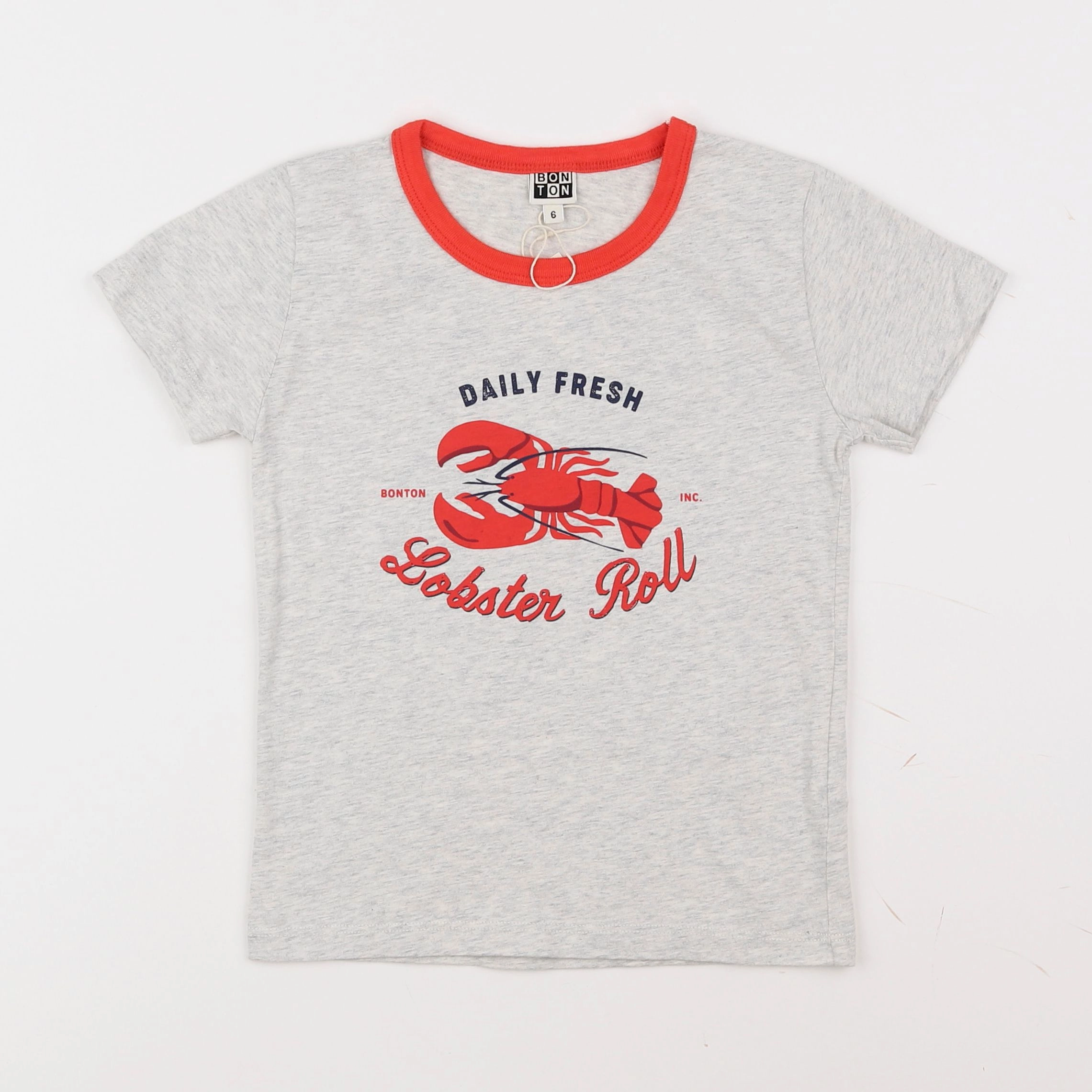 Bonton - tee-shirt gris - 6 ans