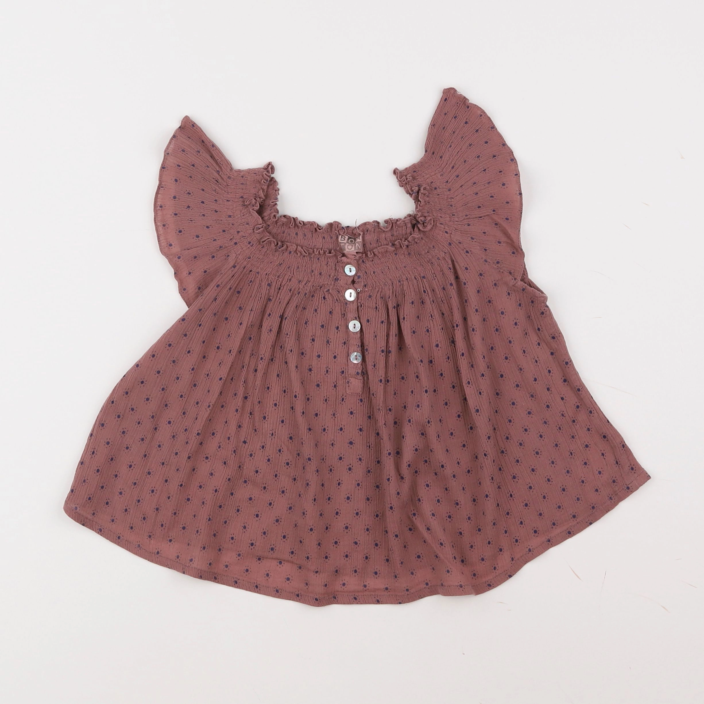 Bonton - tee-shirt rose - 3 ans