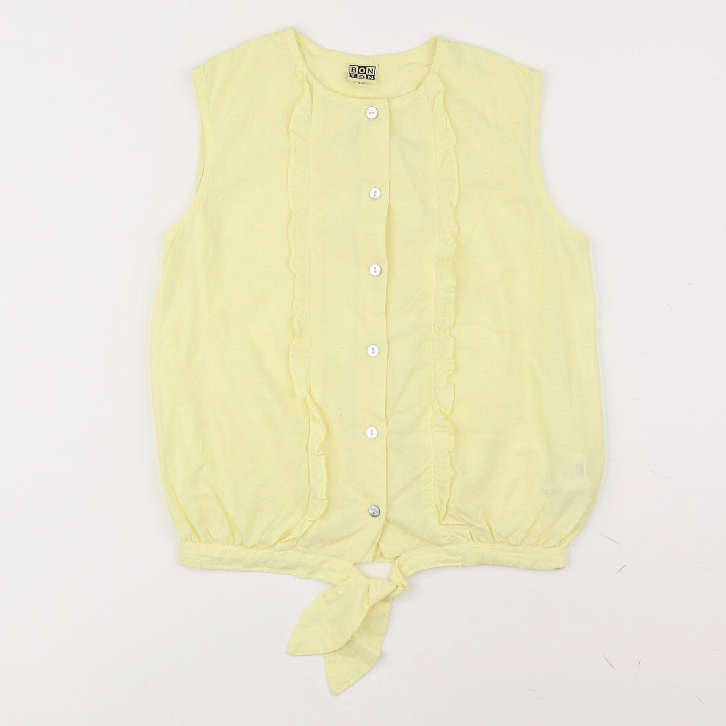 Bonton - blouse jaune - 10 ans