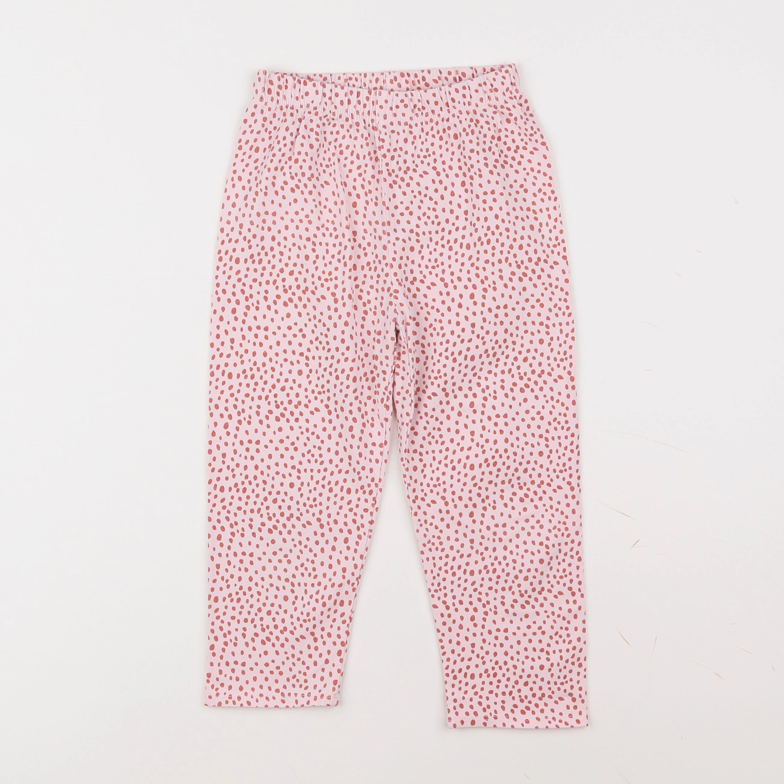 Vertbaudet - legging court rose - 8 ans