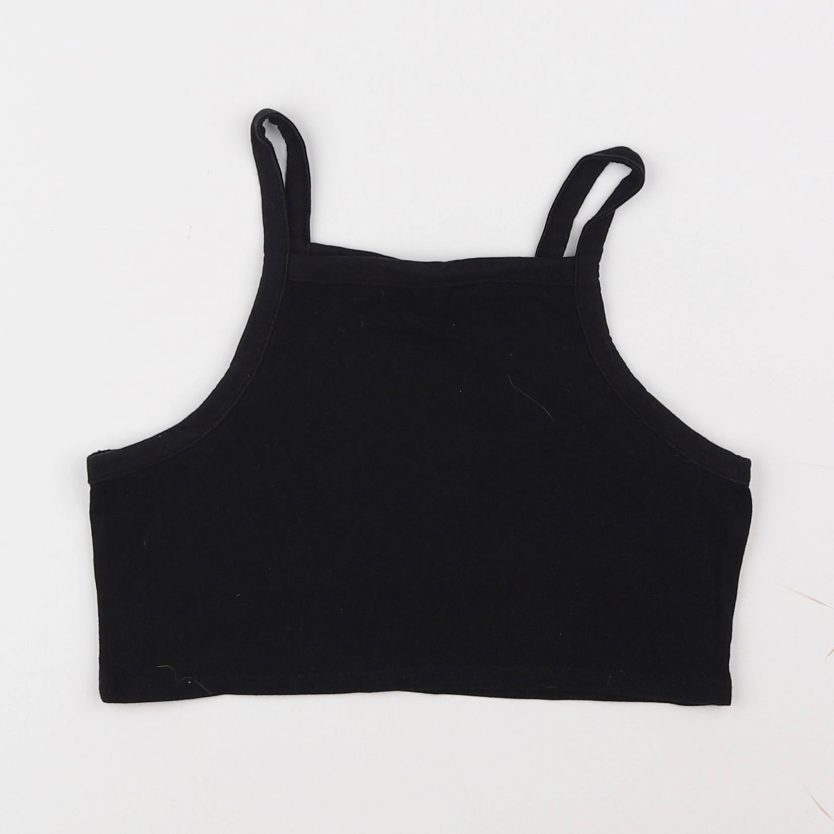 Zara - crop-top noir - 11/12 ans