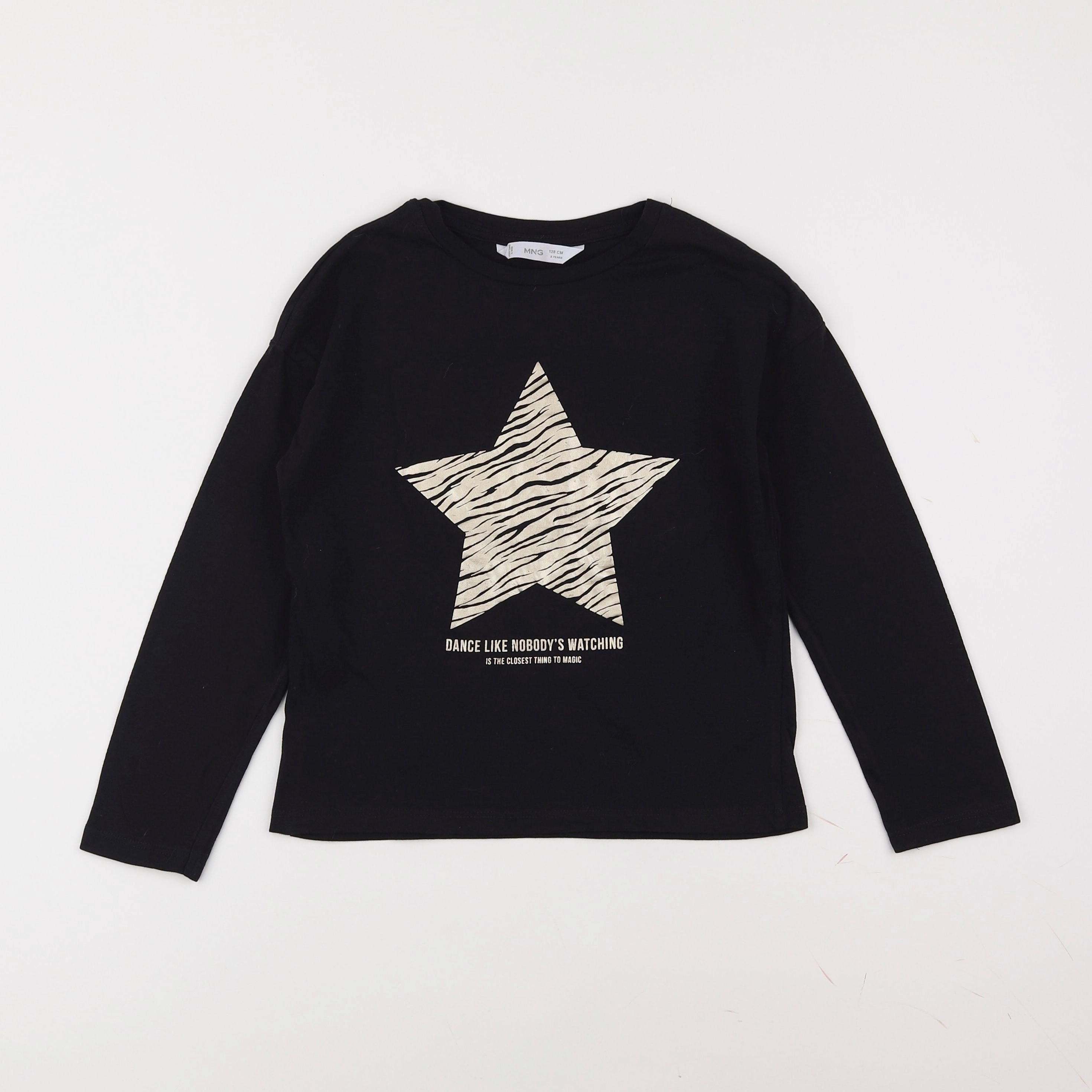 Mango - tee-shirt noir - 8 ans