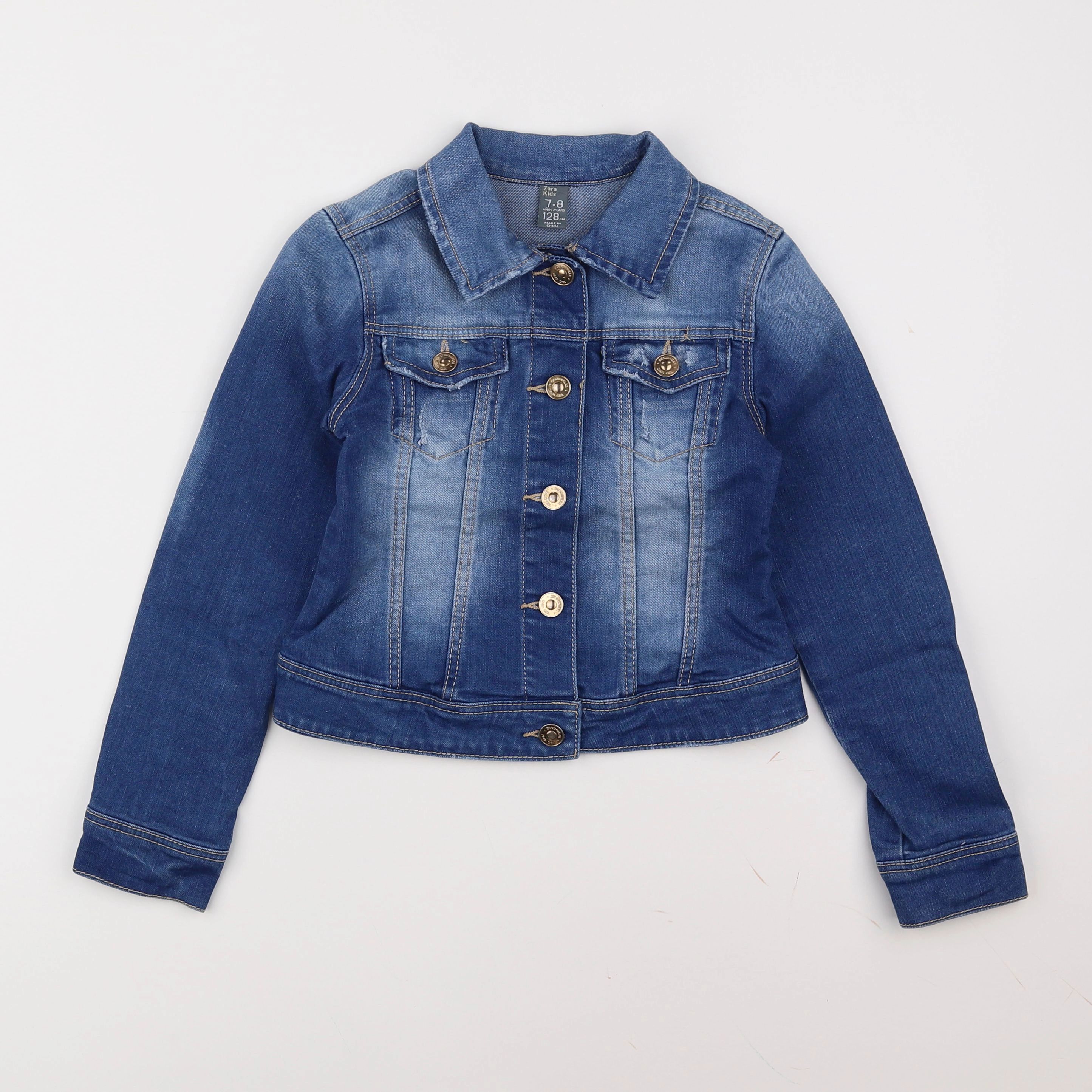 Zara - veste bleu - 7/8 ans