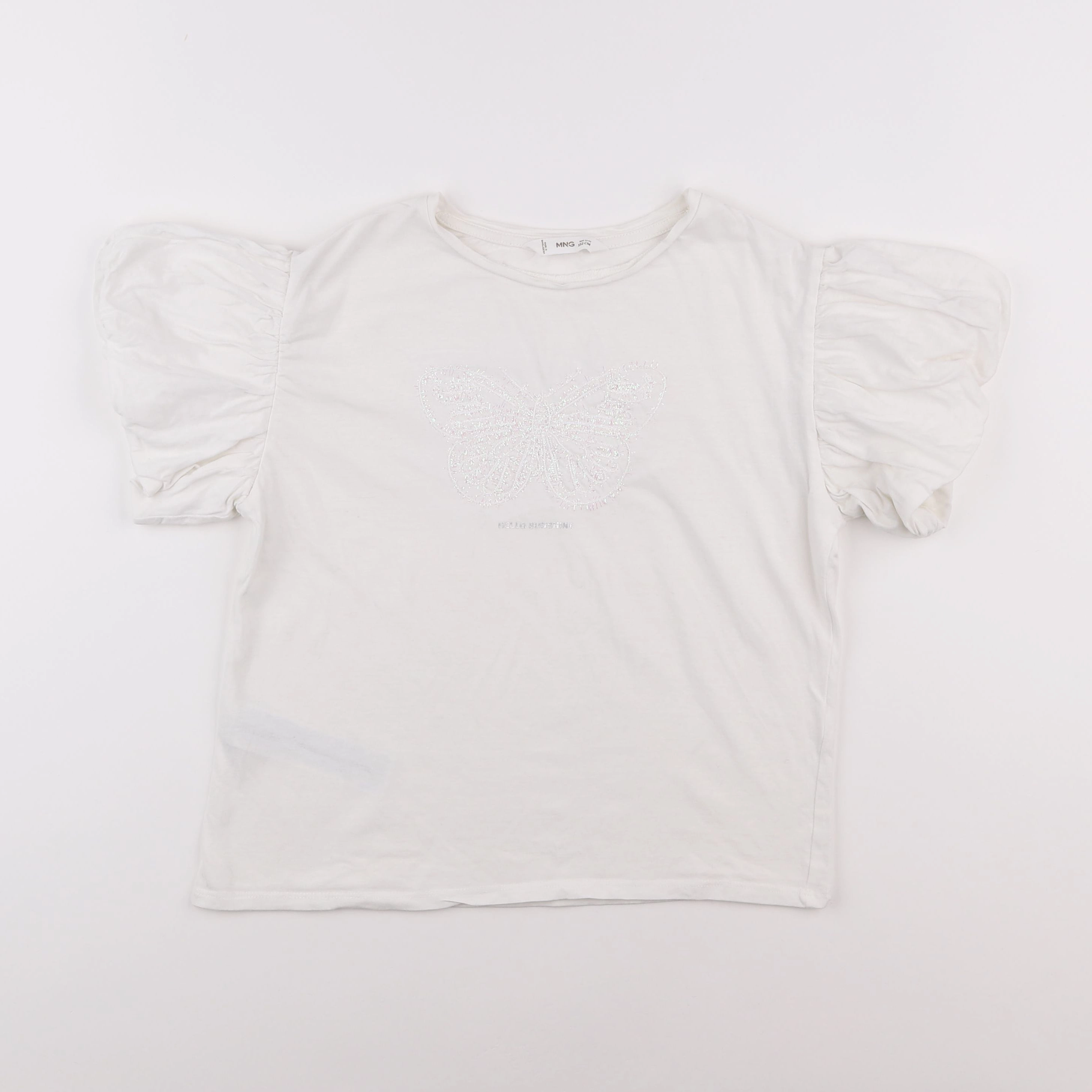 Mango - tee-shirt blanc - 11/12 ans