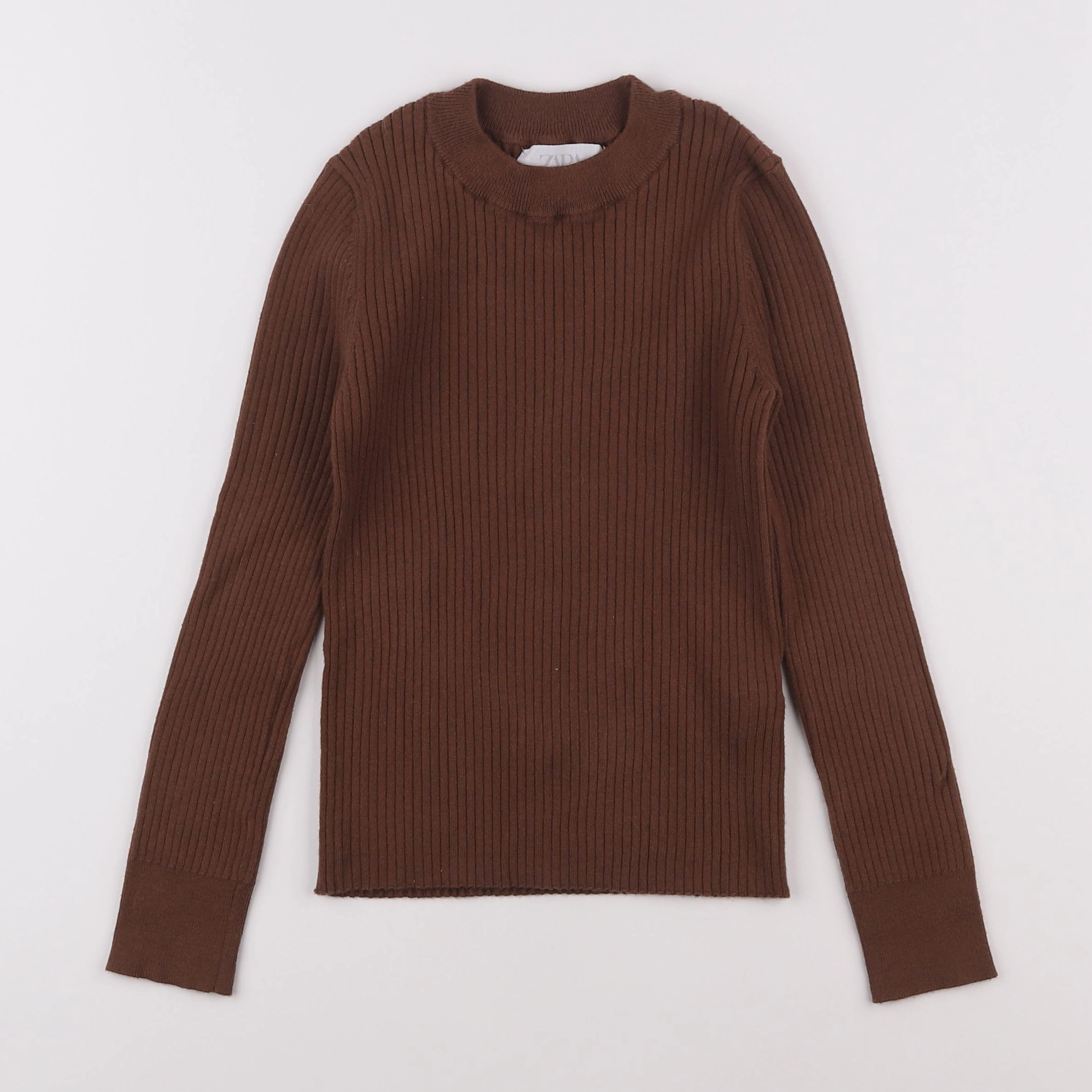 Zara - pull marron - 11/12 ans