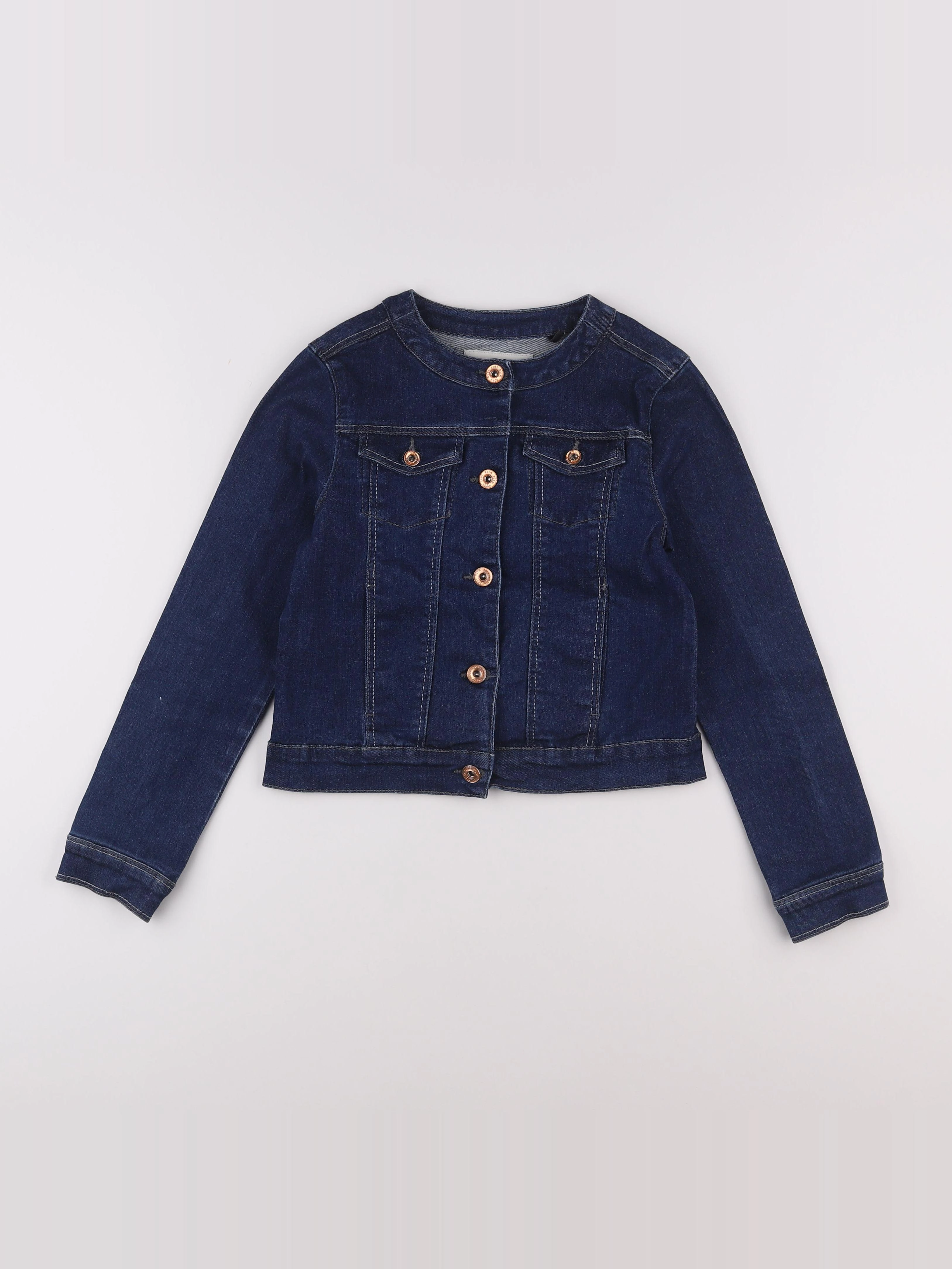 IKKS - veste imprimé au dos bleu - 10 ans