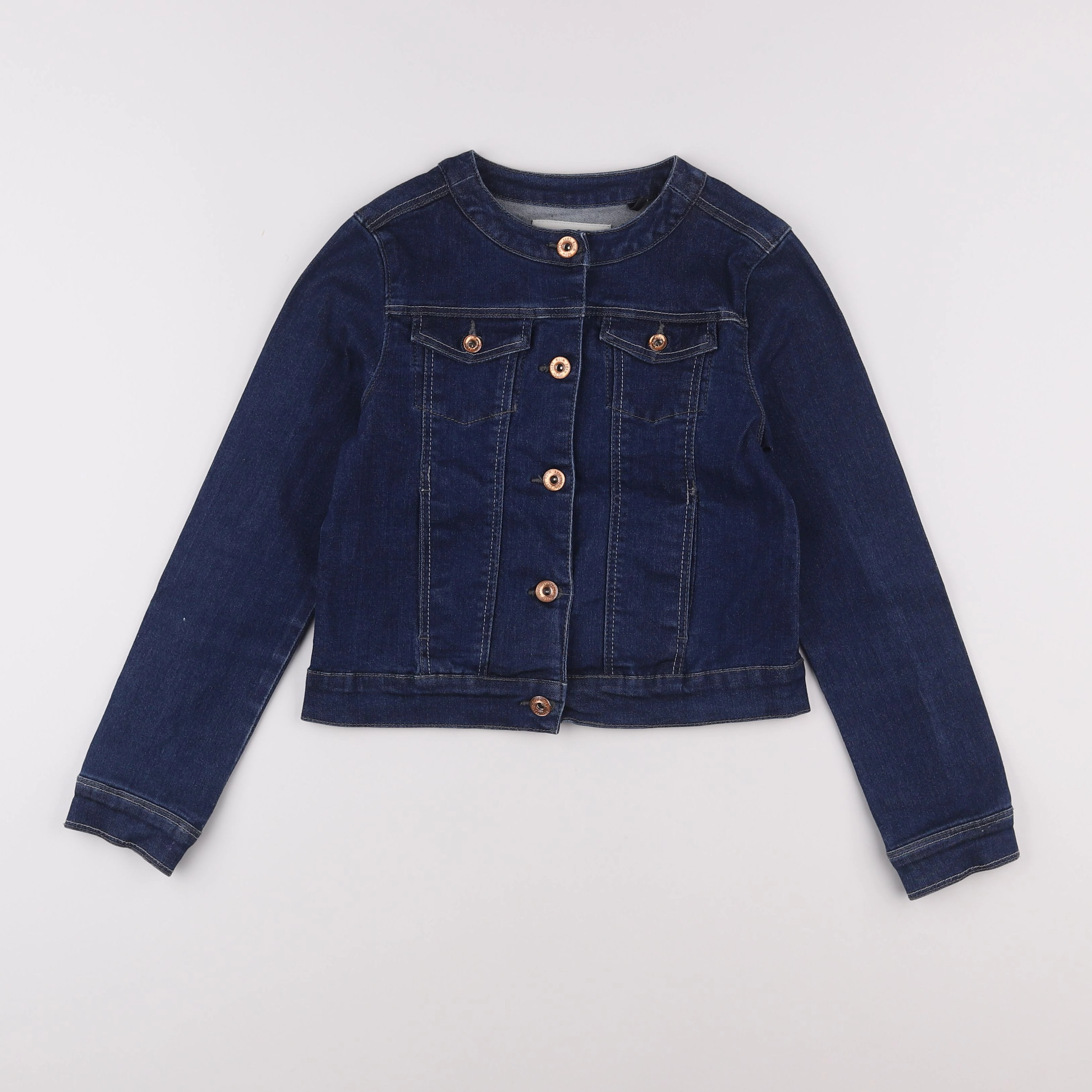 IKKS - veste imprimé au dos bleu - 10 ans