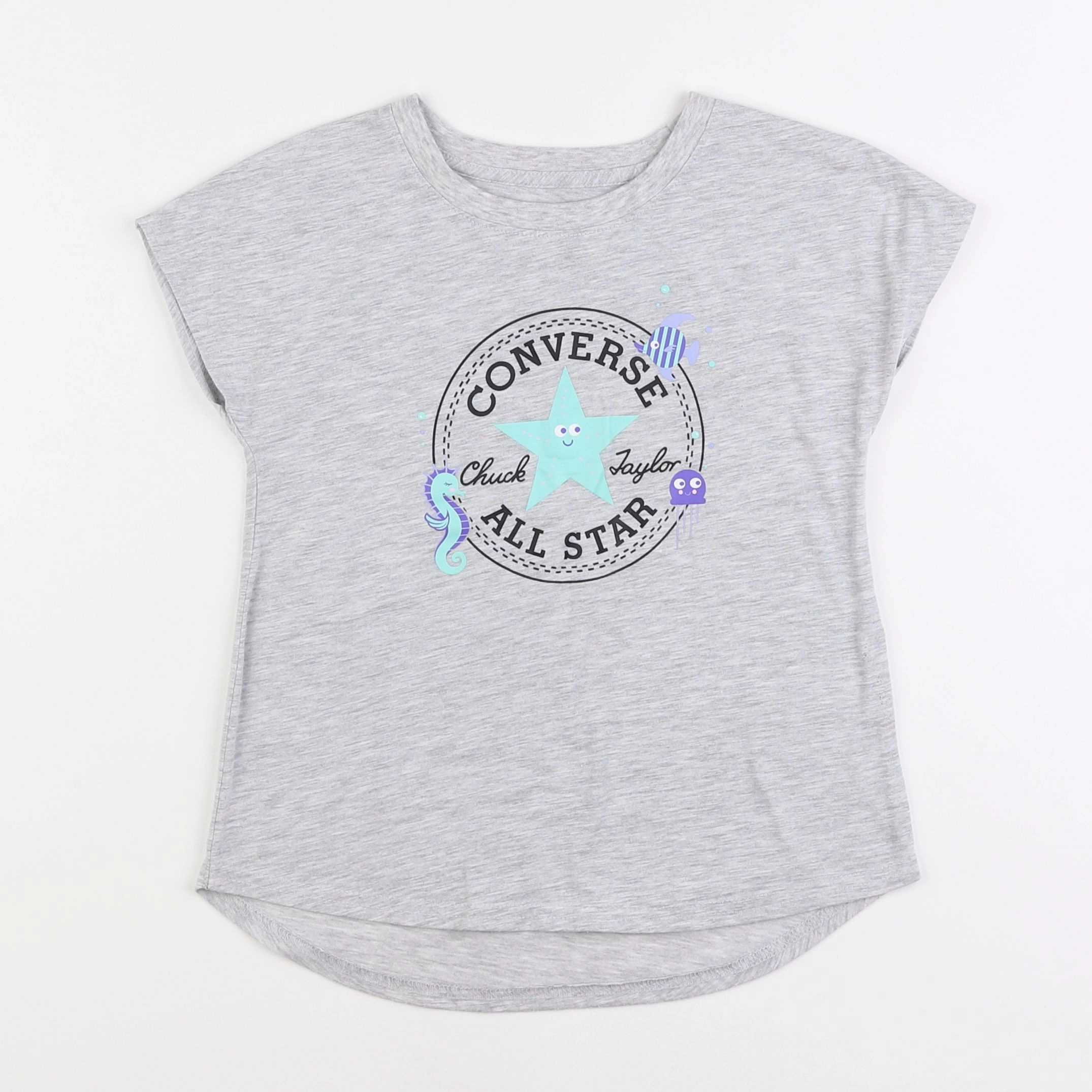 Converse - tee-shirt gris - 5 ans