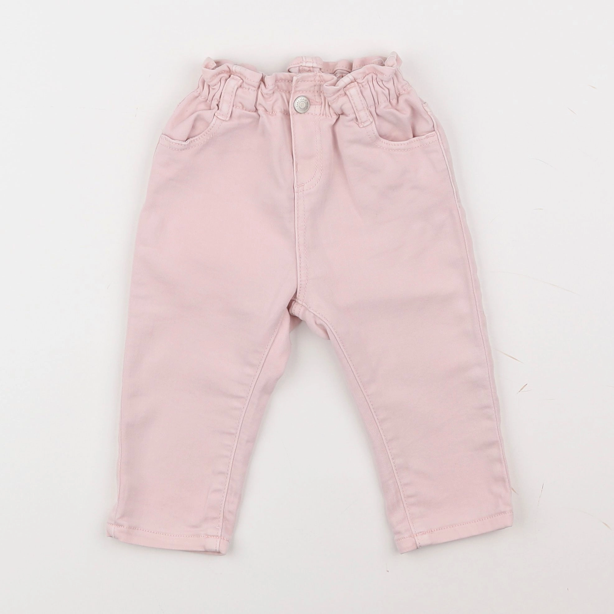 Zara - pantalon rose - 6/9 mois