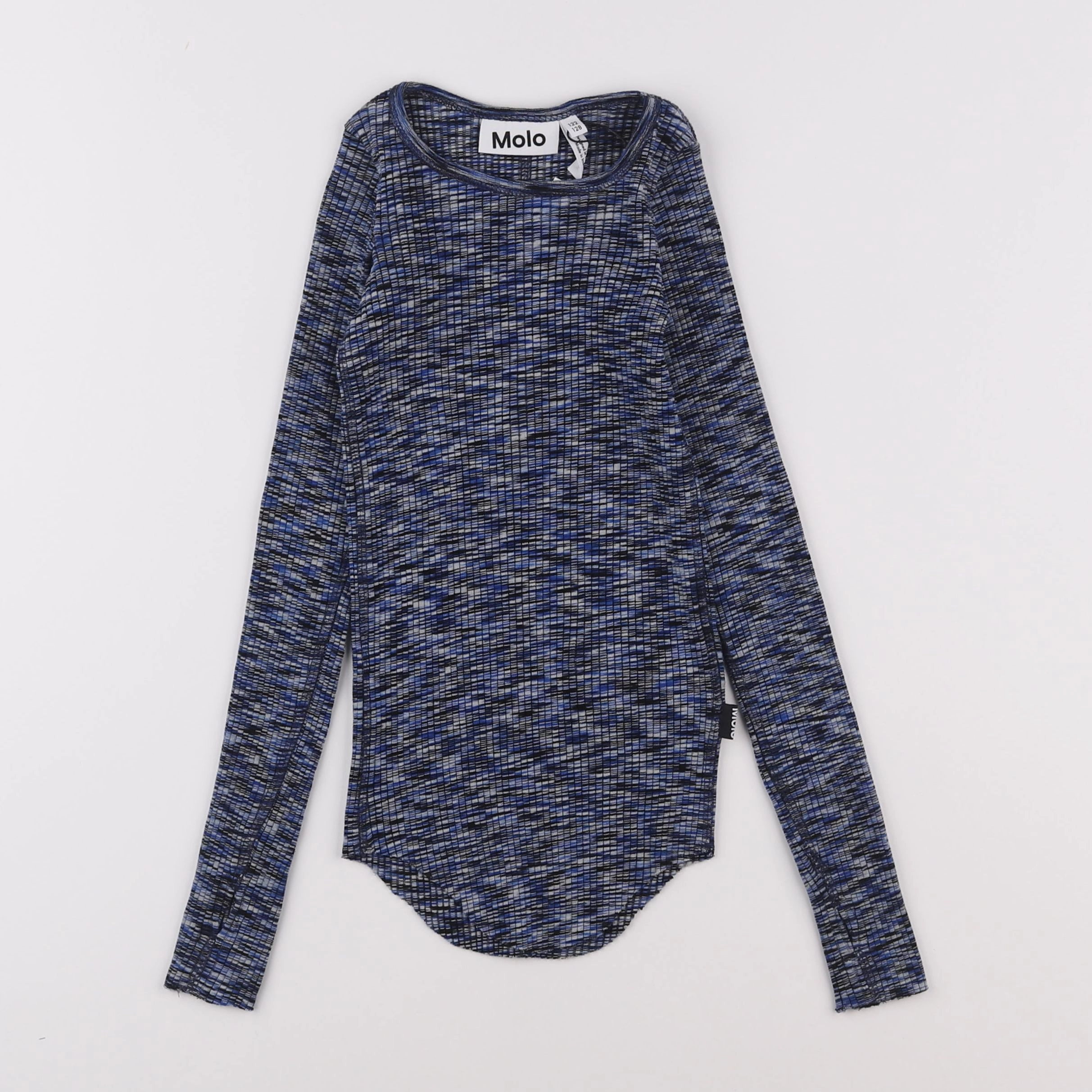 Molo - tee-shirt bleu - 7/8 ans