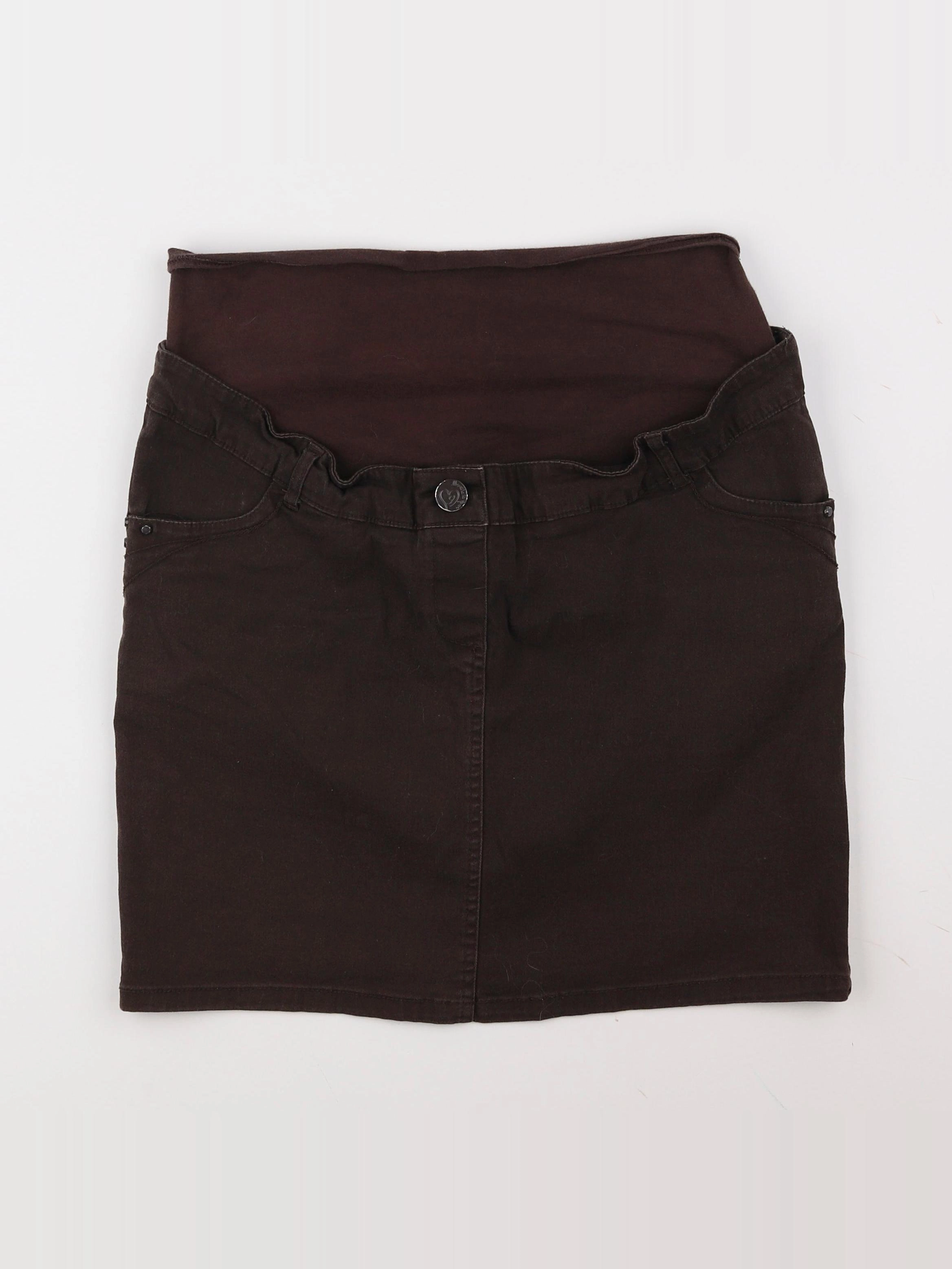 Kiabi - jupe grossesse marron - 38