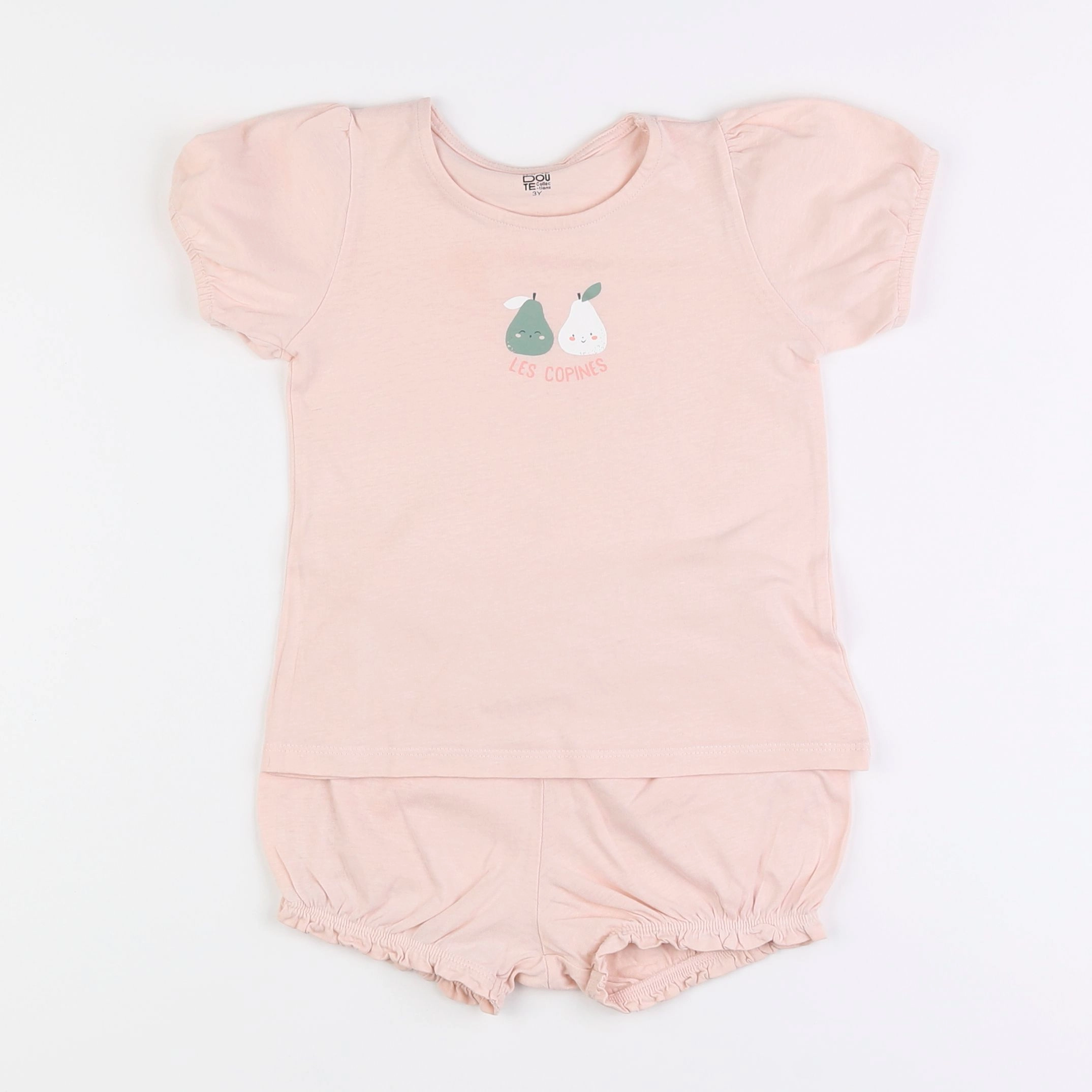 La Redoute - pyjama coton rose - 3 ans