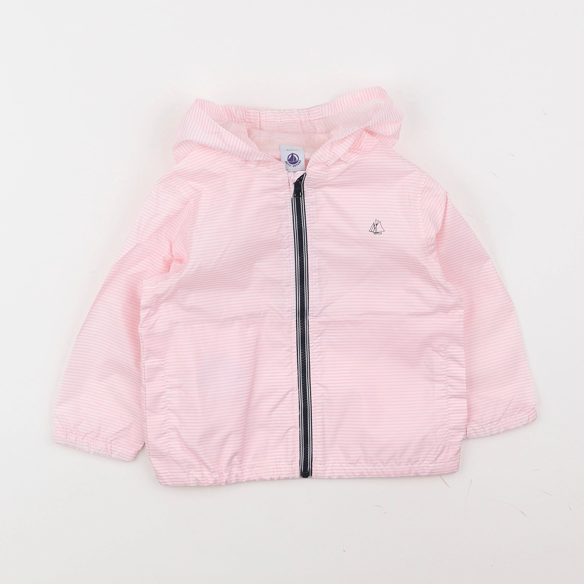 Petit Bateau - imperméable rose - 18 mois