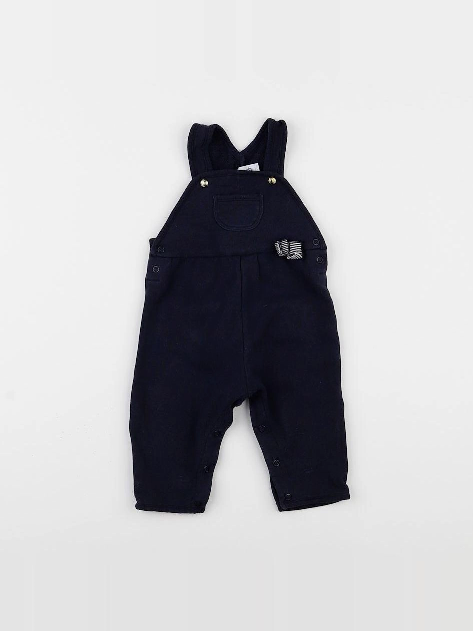 Petit Bateau - salopette bleu - 6 mois