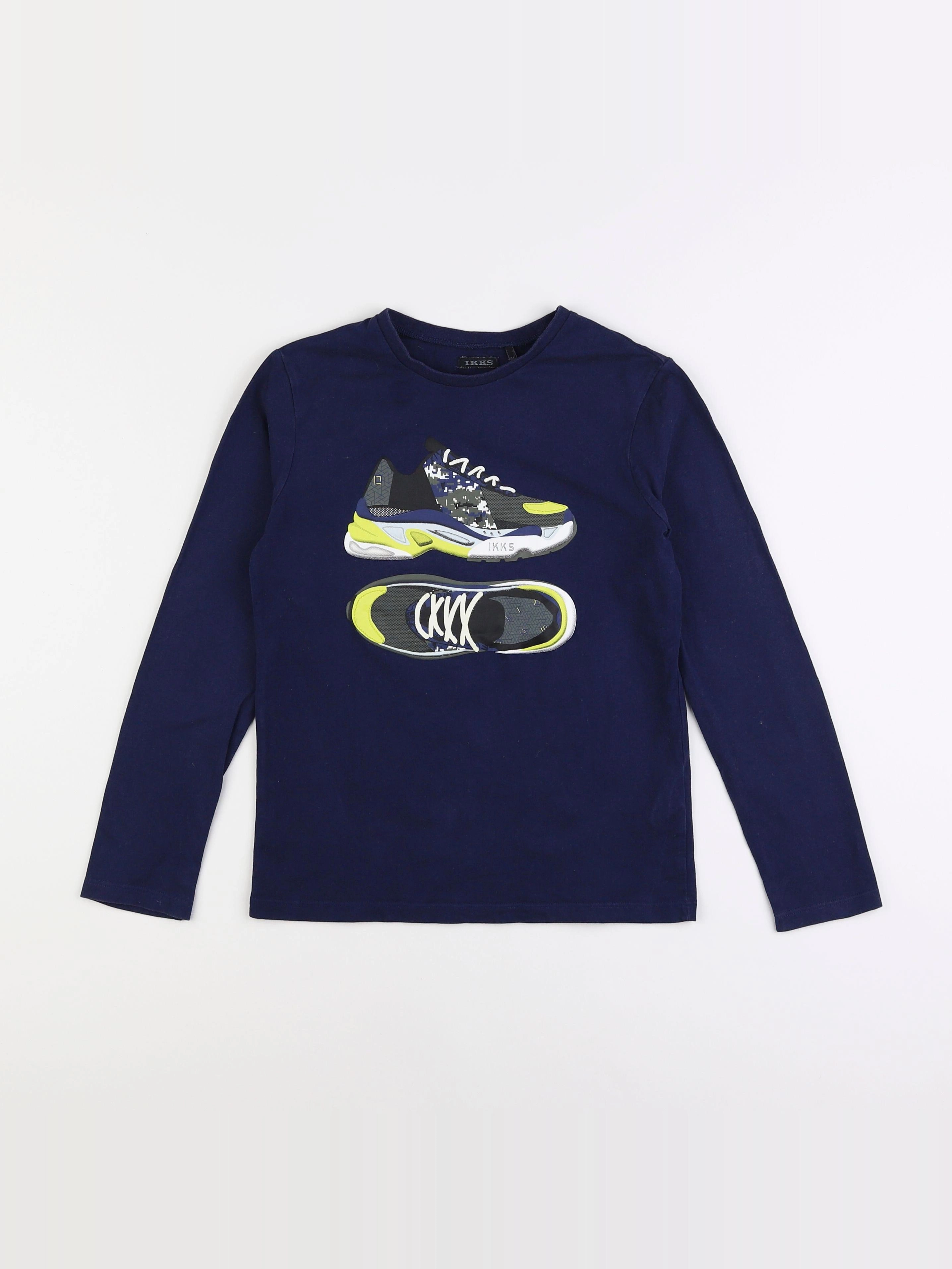 IKKS - tee-shirt bleu - 10 ans