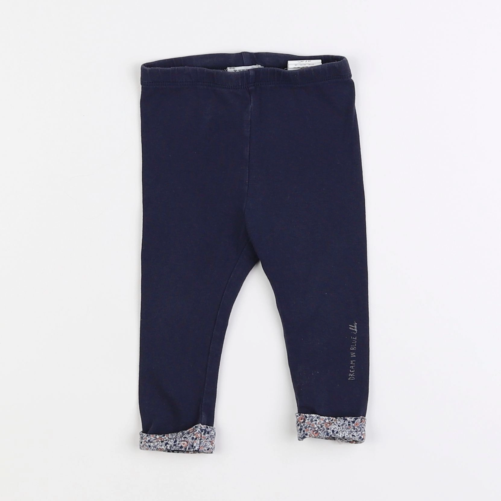 IKKS - legging bleu - 6 mois